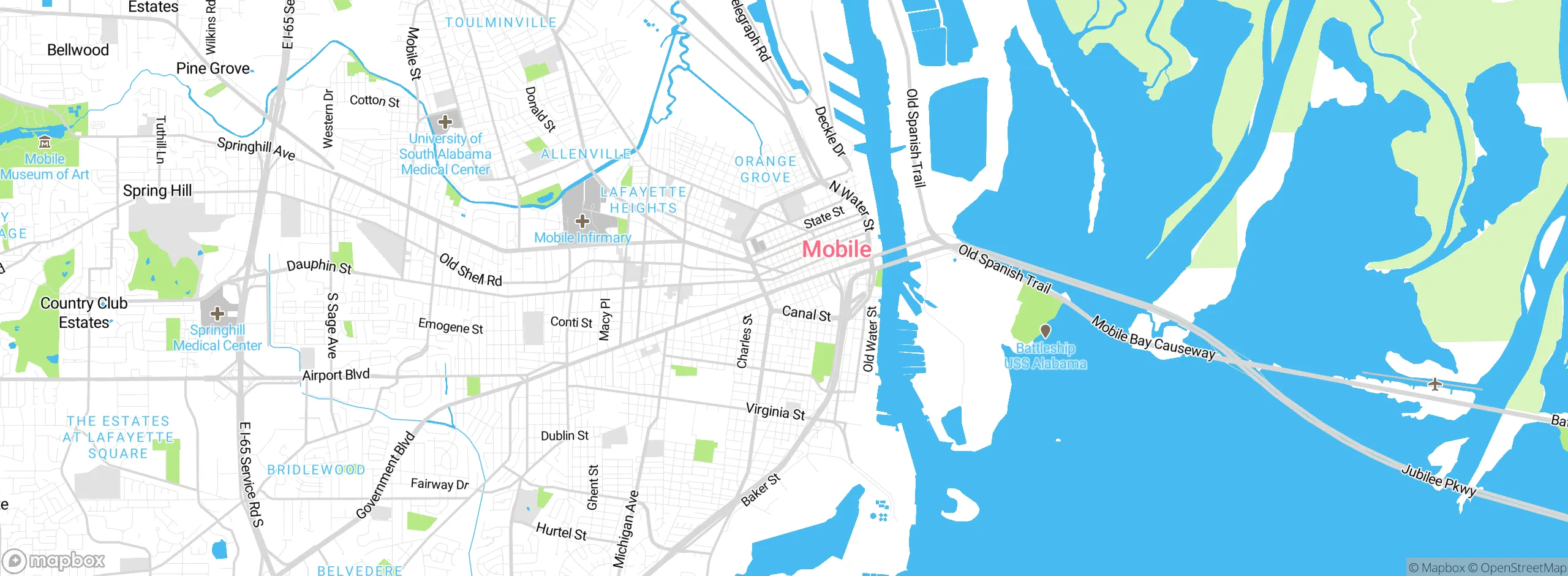 Map showing approximate location