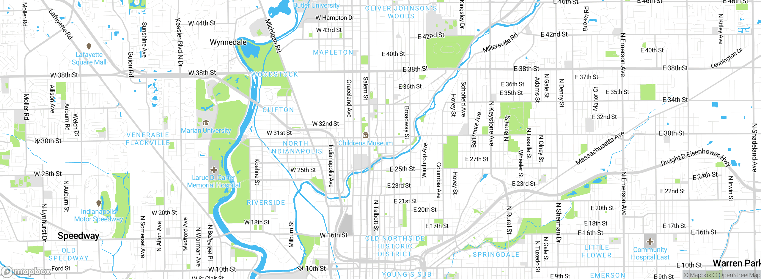 Map showing approximate location