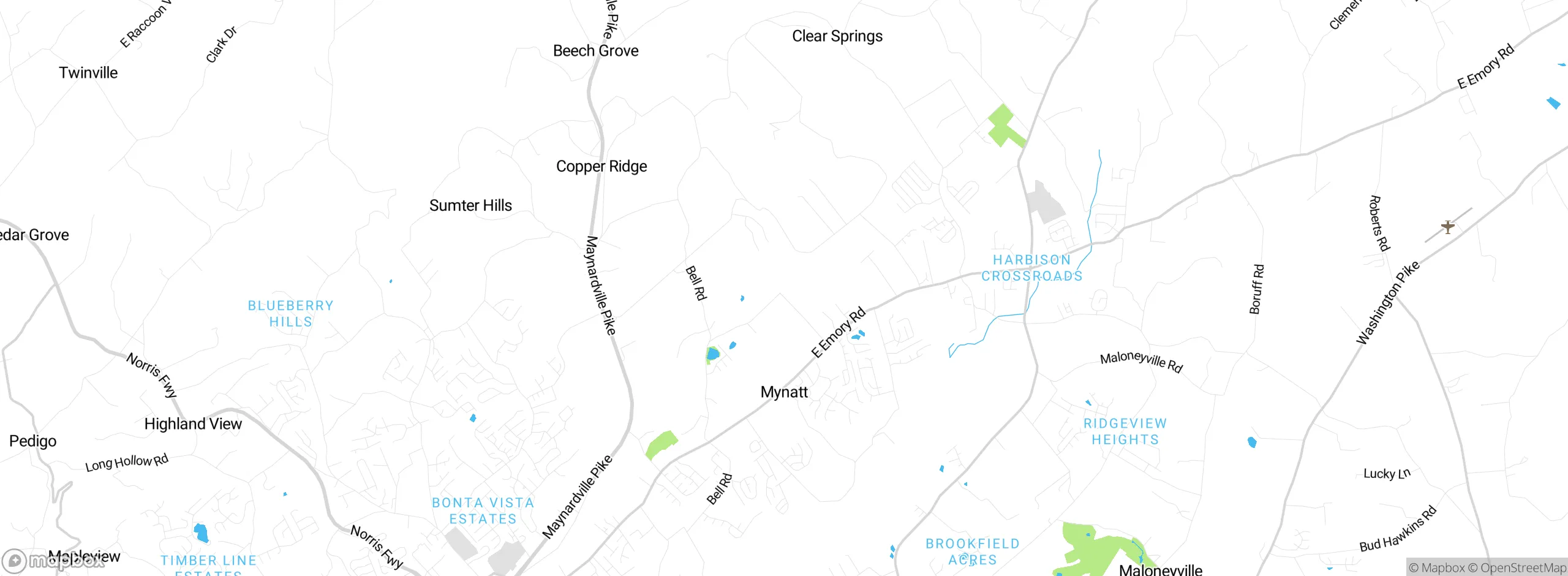 Map showing approximate location