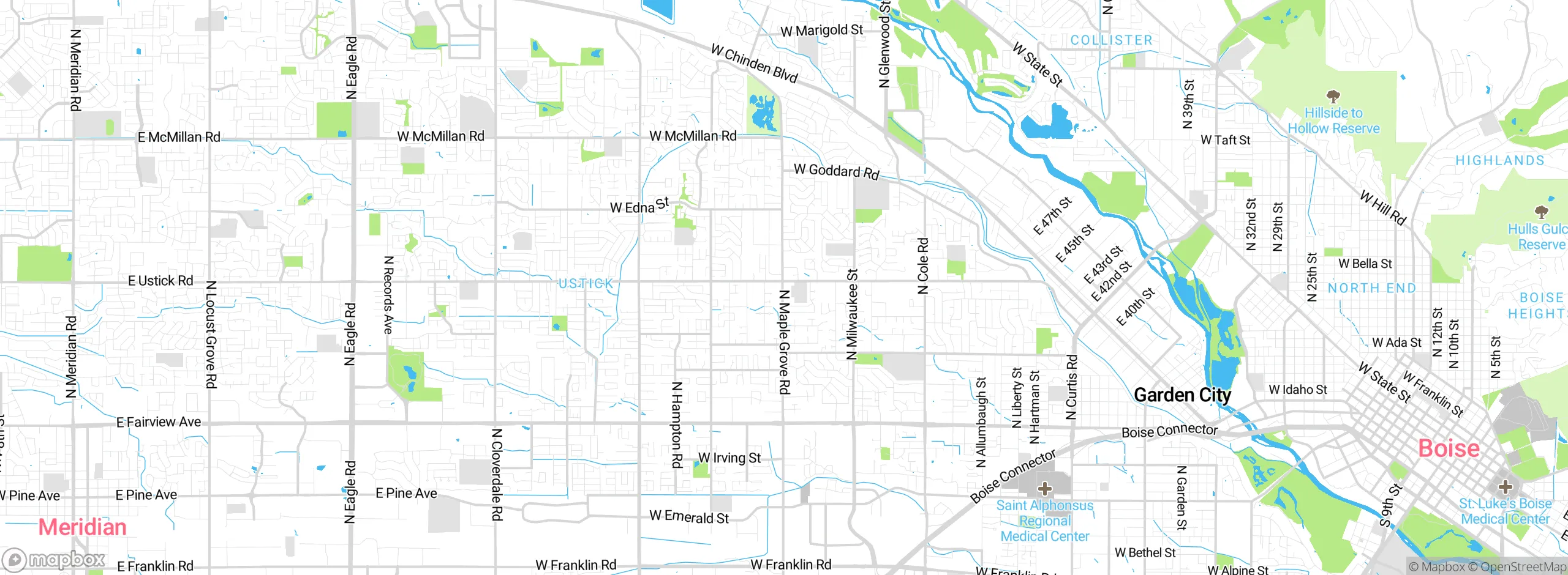 Map showing approximate location
