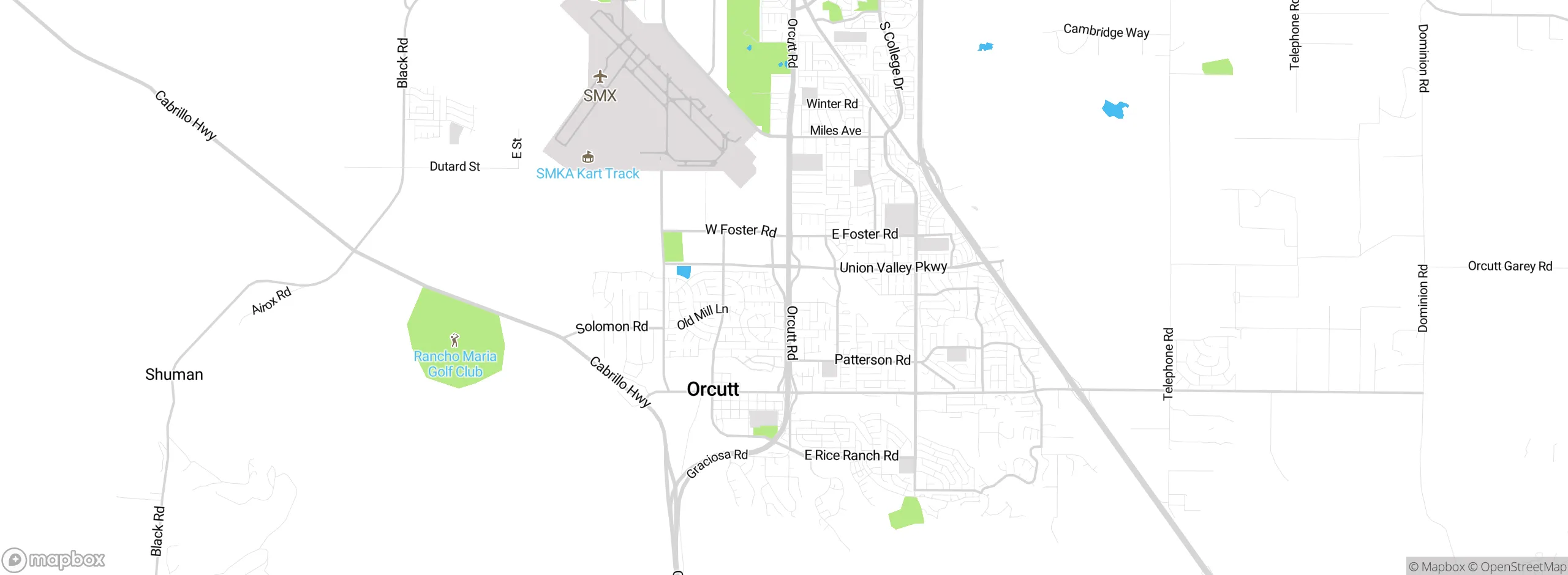 Map showing approximate location