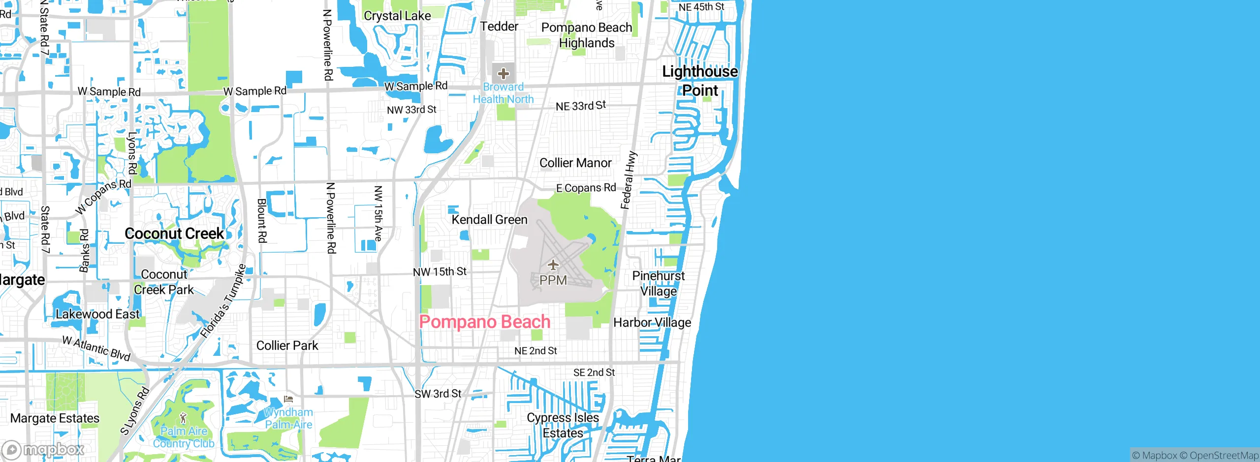 Map showing approximate location