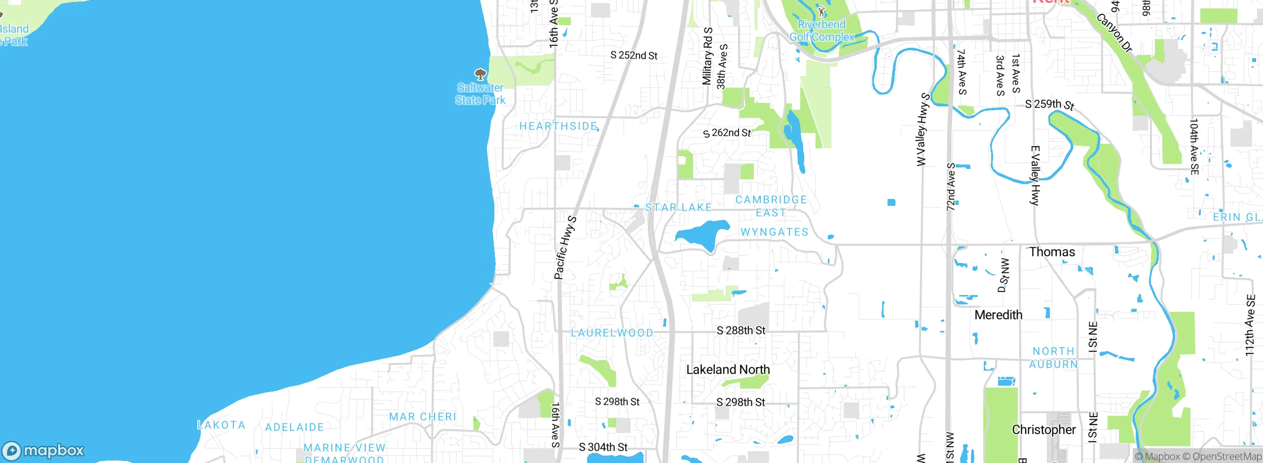 Map showing approximate location