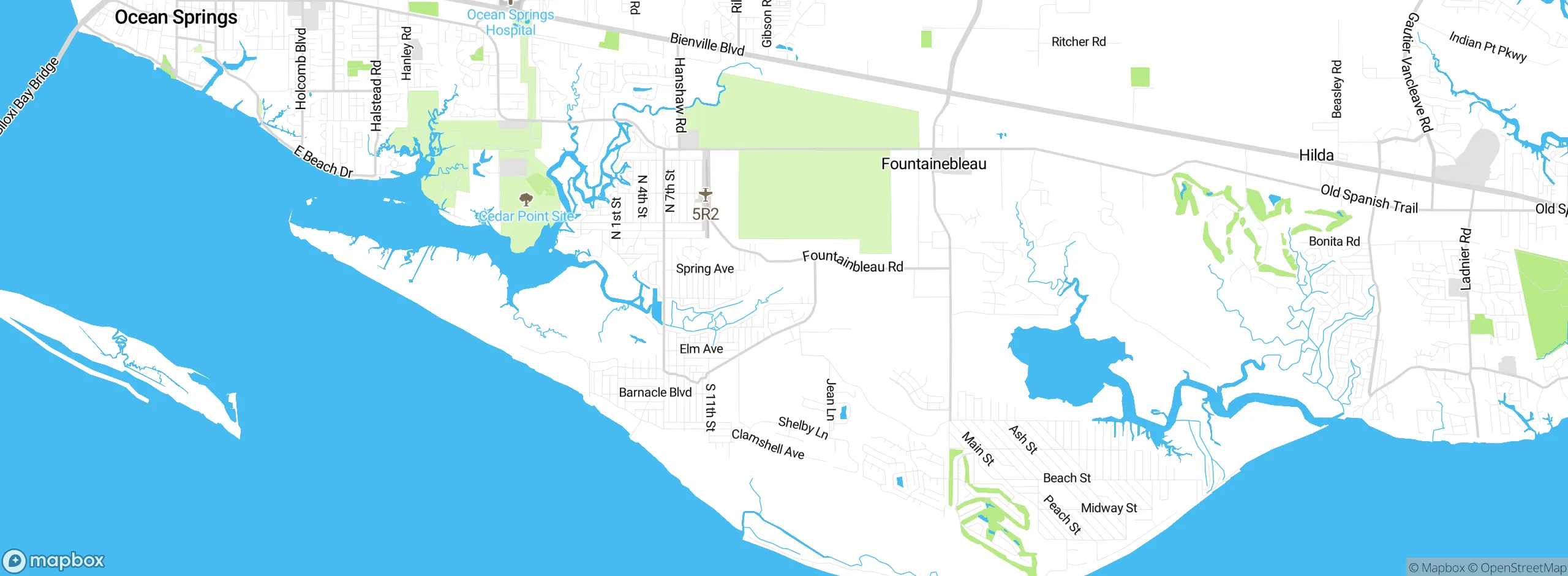Map showing approximate location