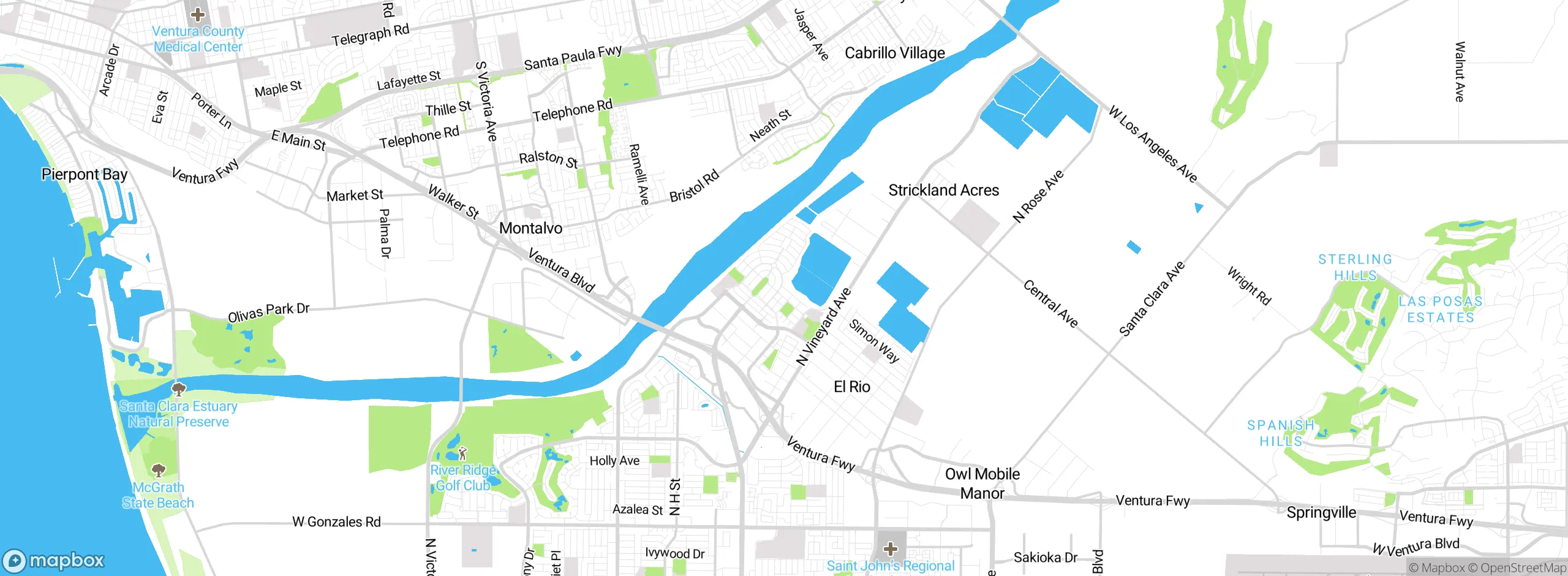 Map showing approximate location