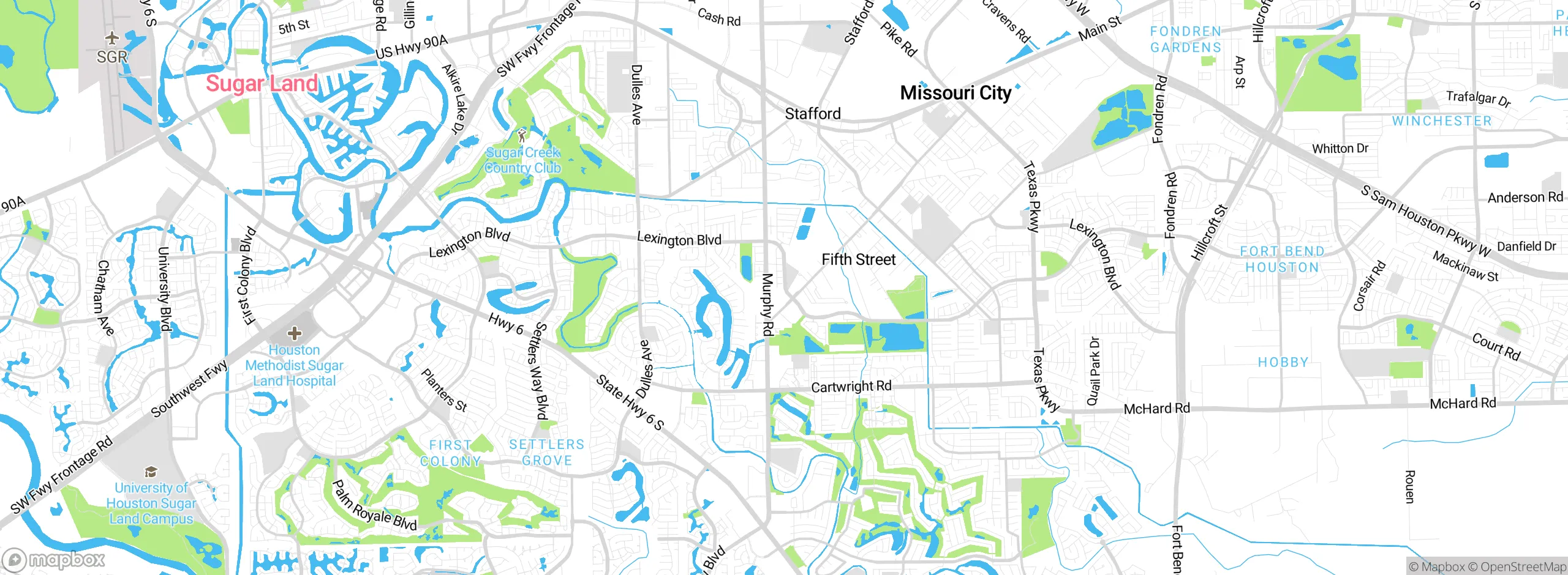 Map showing approximate location