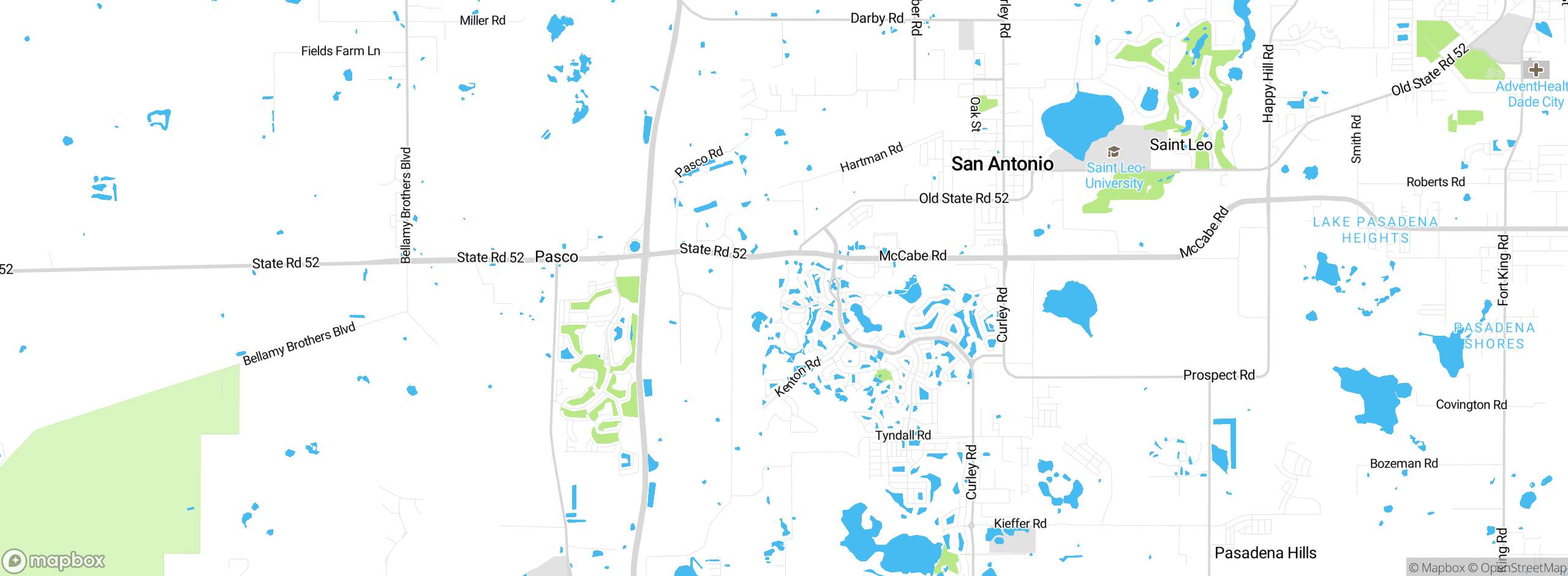 Map showing approximate location