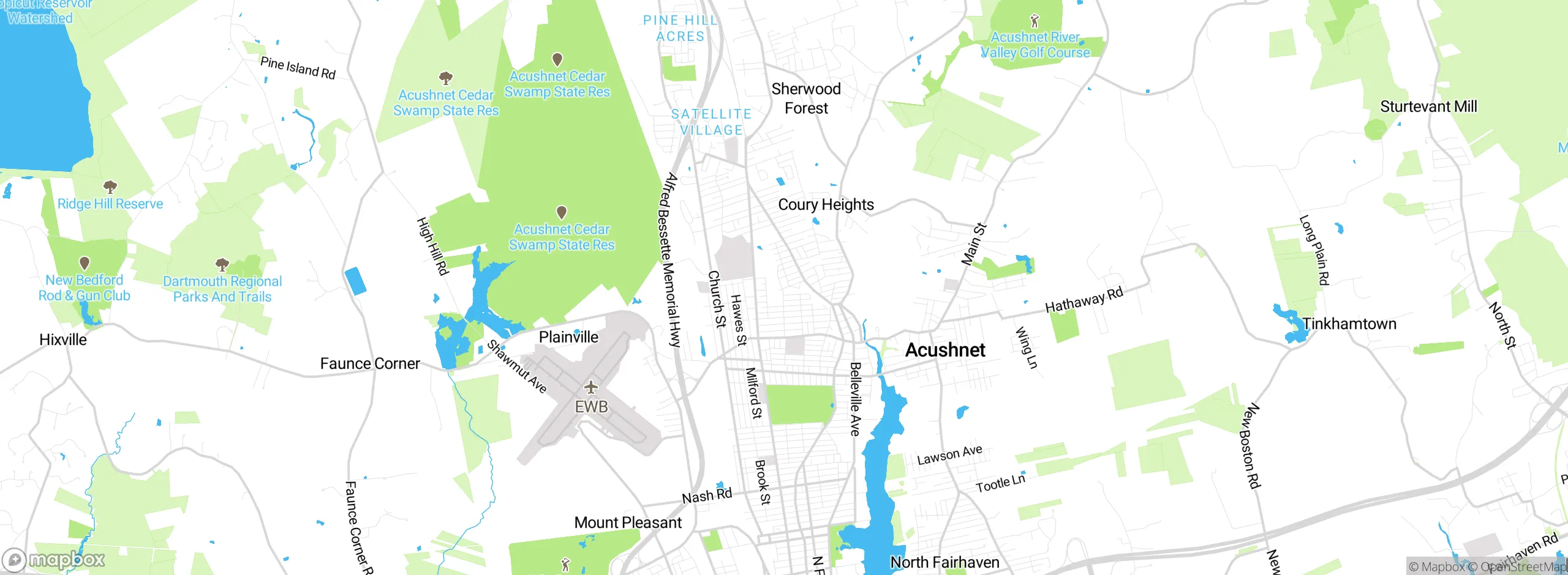 Map showing approximate location