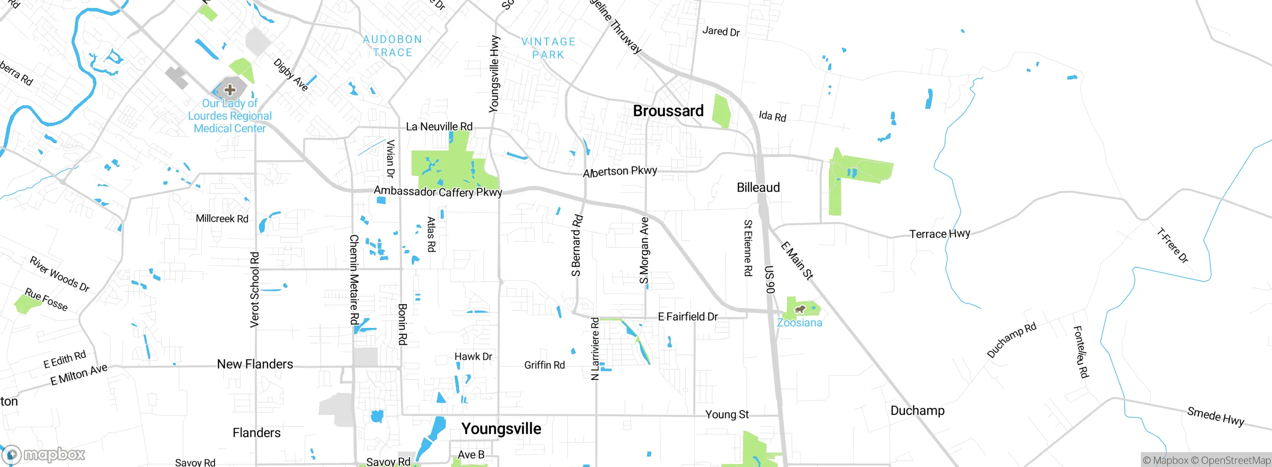 Map showing approximate location