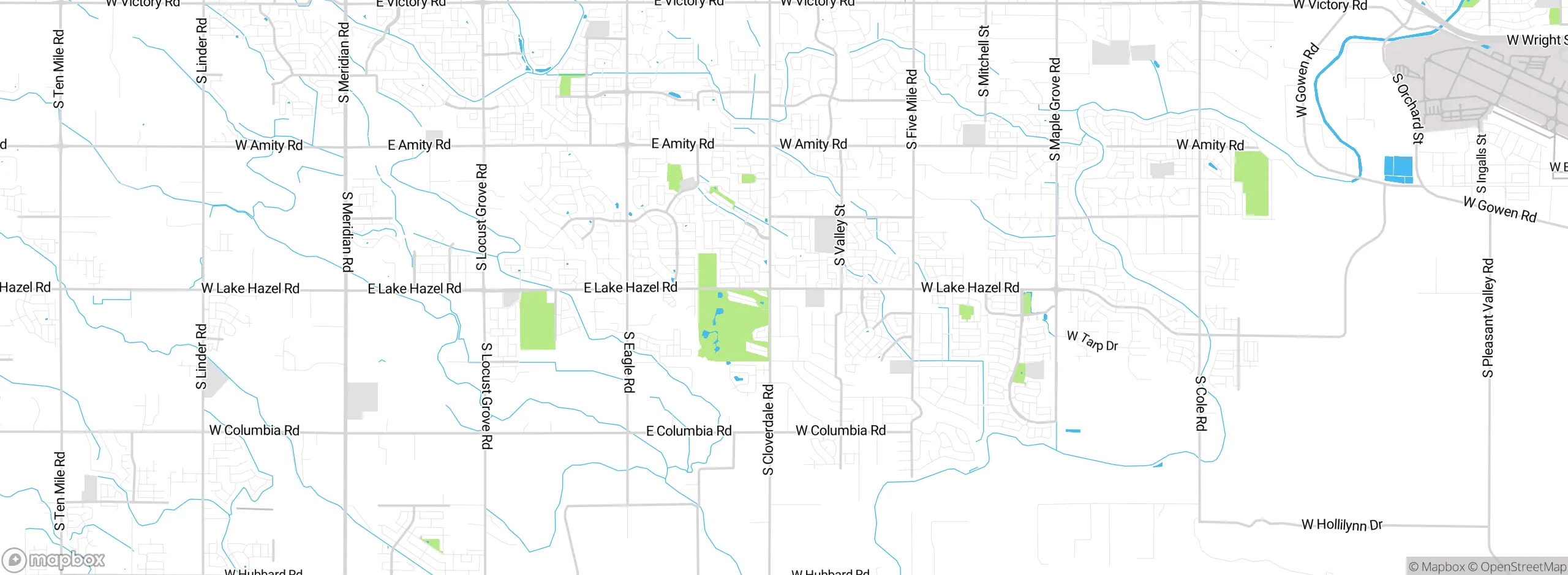 Map showing approximate location