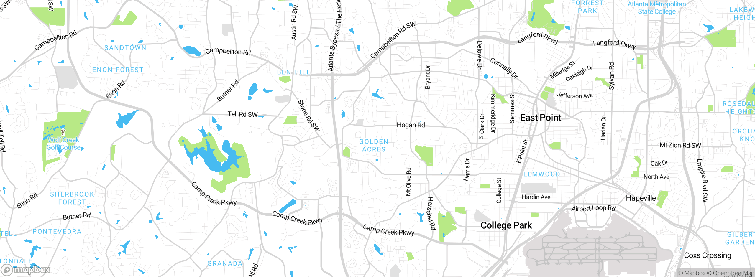 Map showing approximate location