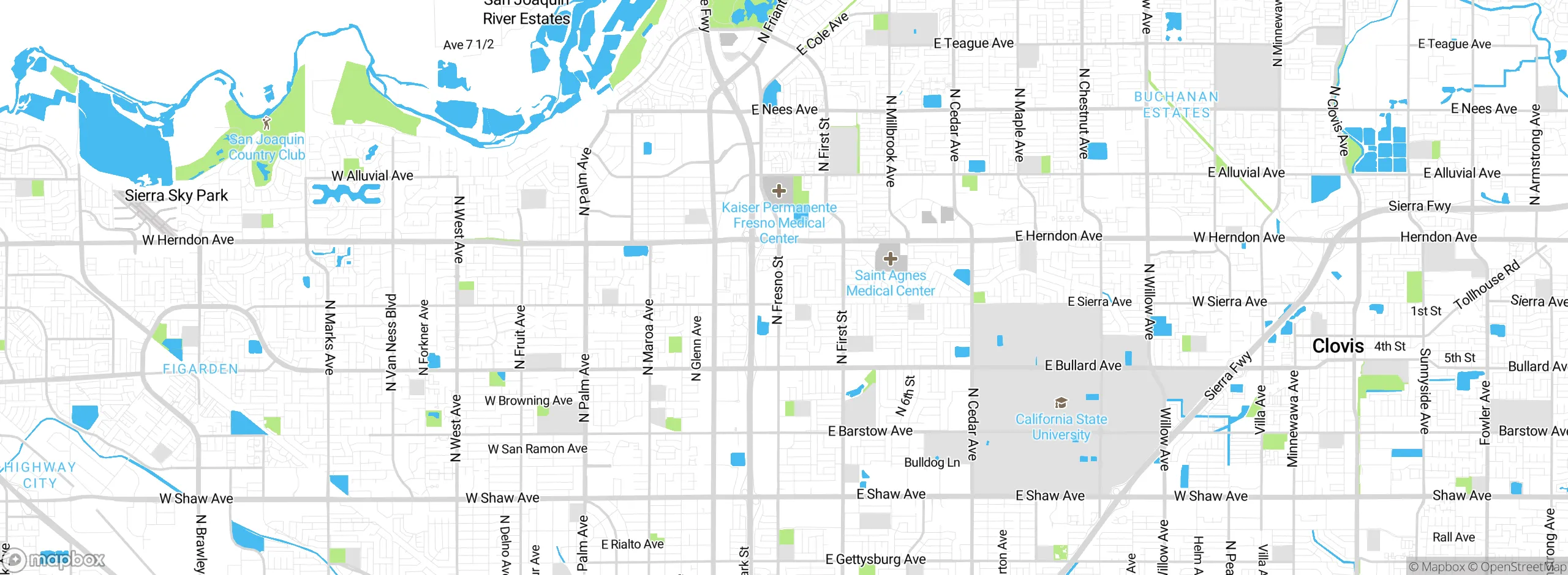 Map showing approximate location