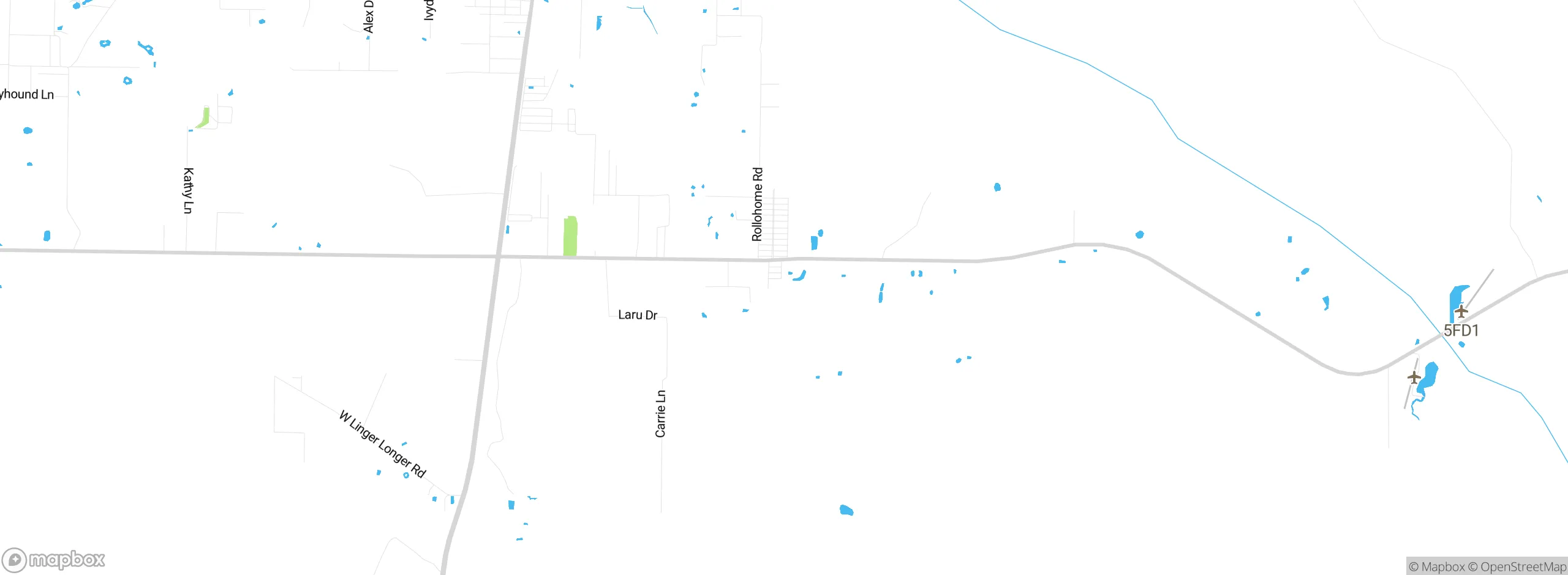Map showing approximate location