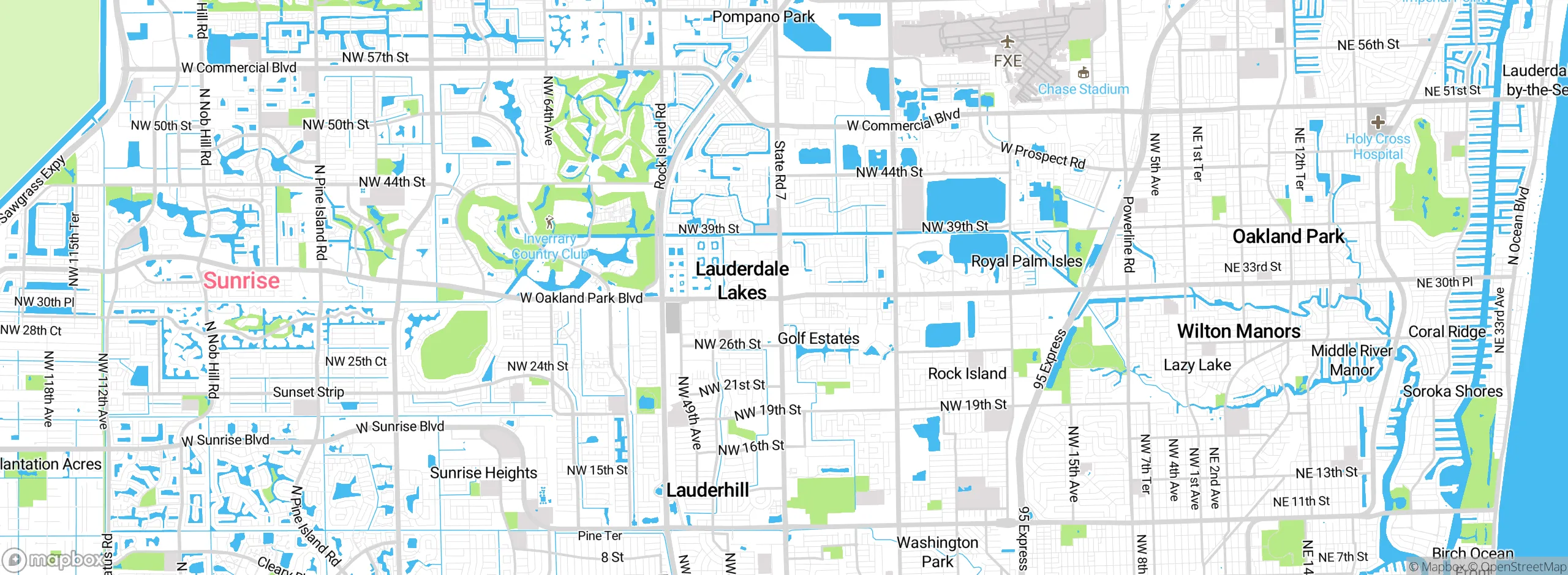Map showing approximate location
