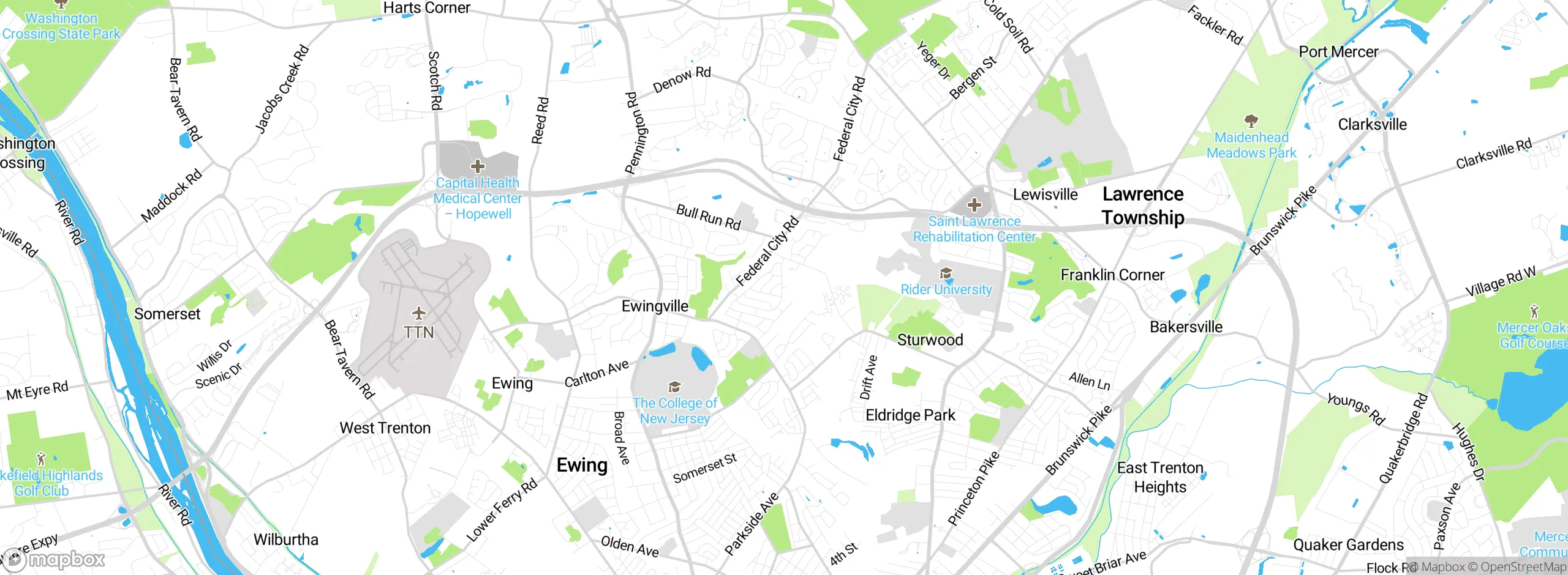 Map showing approximate location