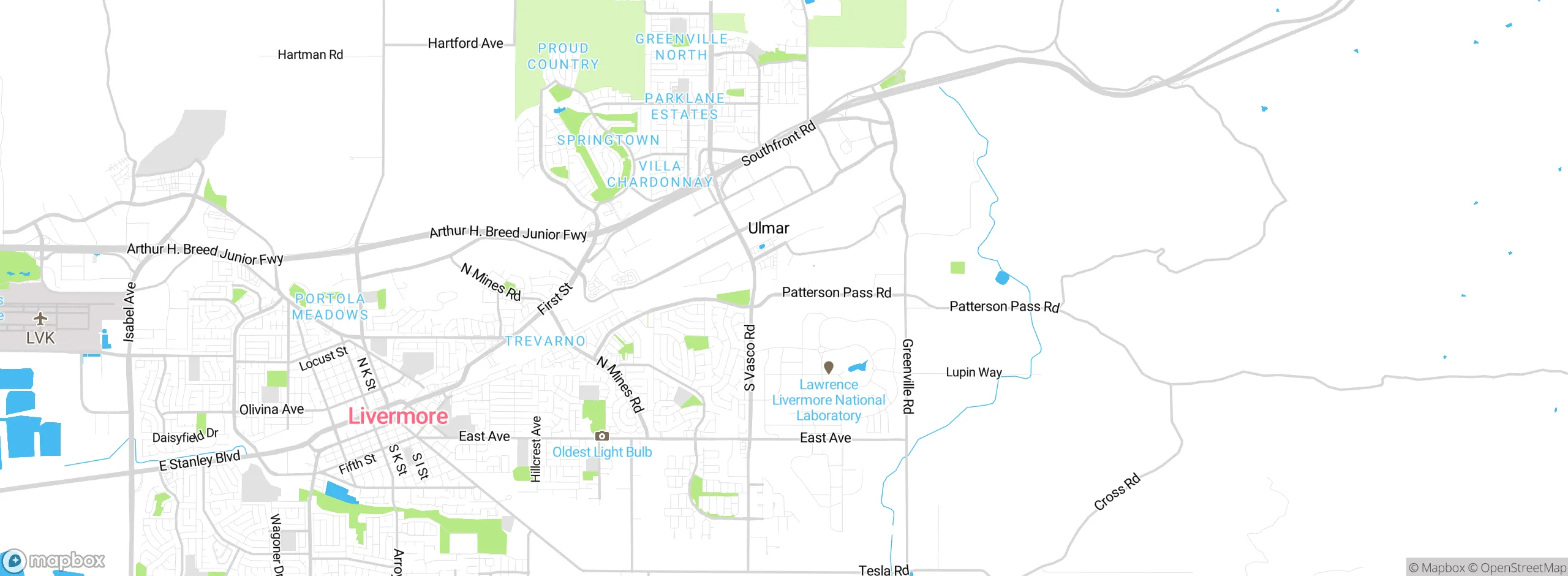Map showing approximate location