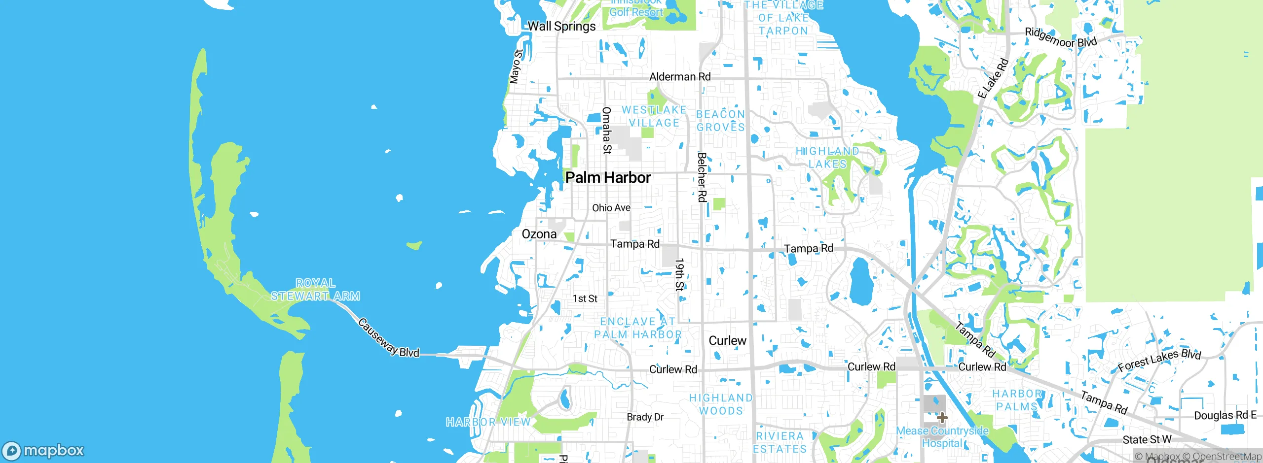 Map showing approximate location