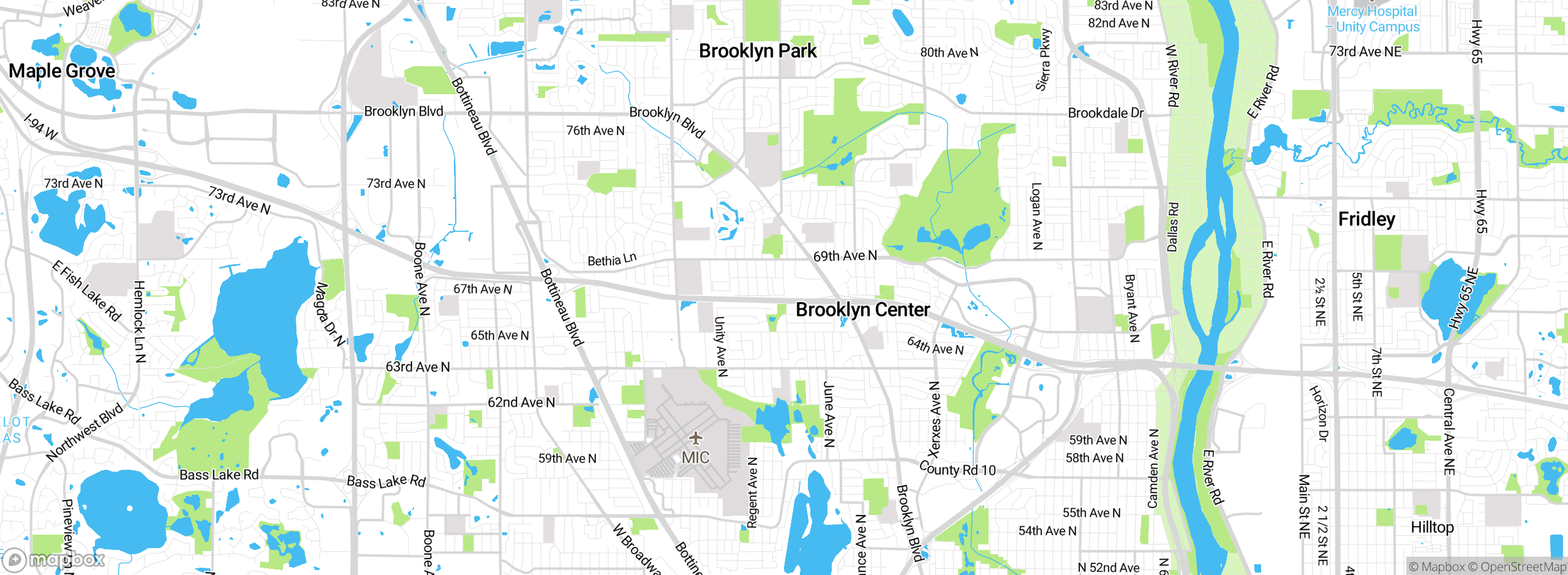 Map showing approximate location