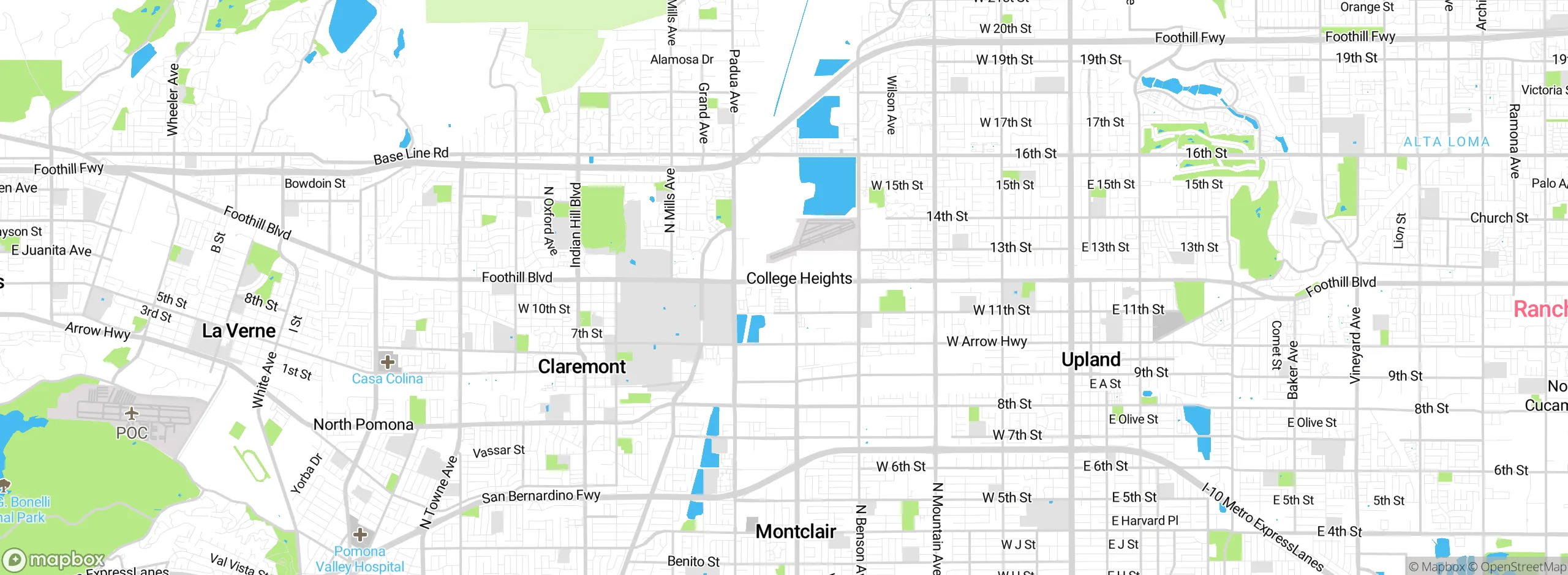 Map showing approximate location