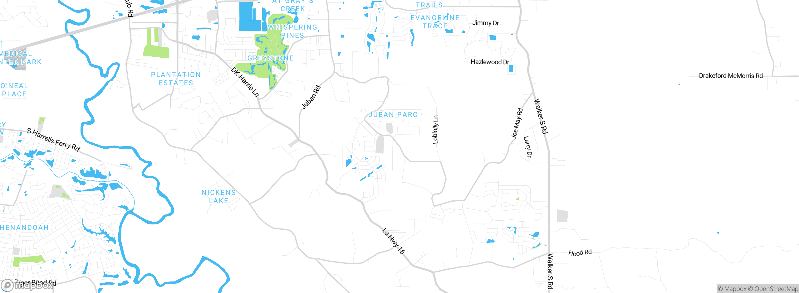 Map showing approximate location