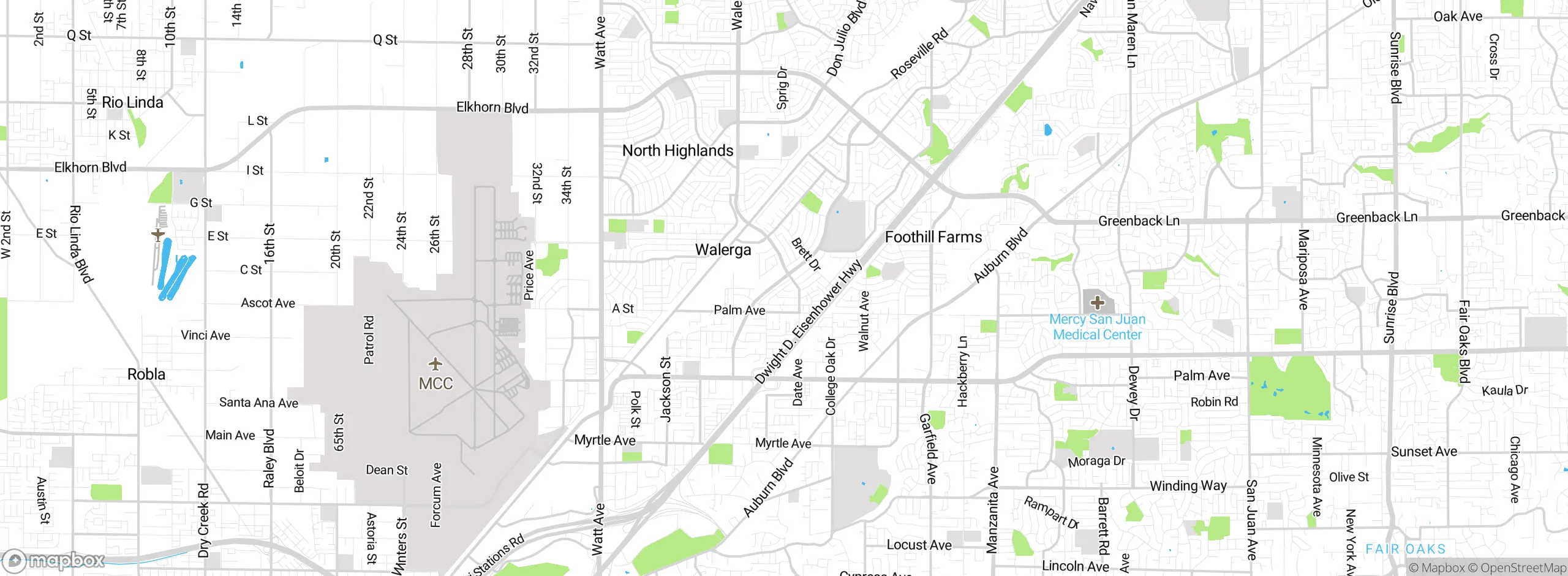 Map showing approximate location