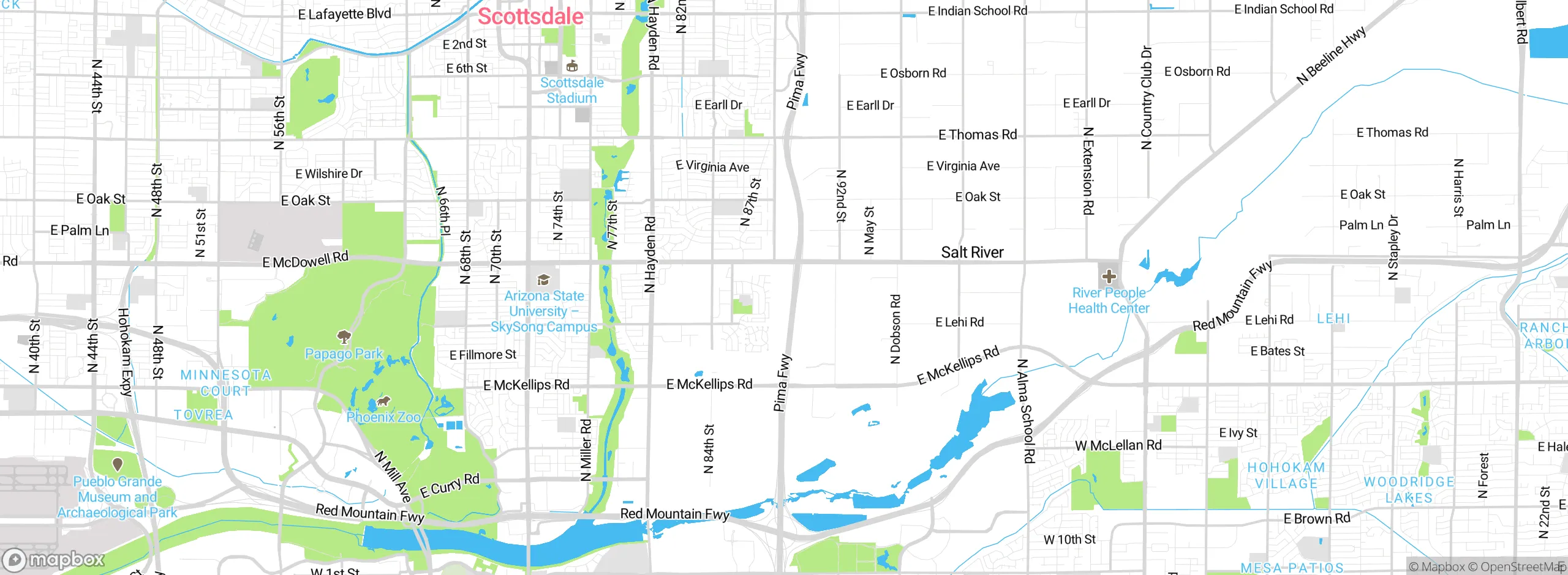 Map showing approximate location