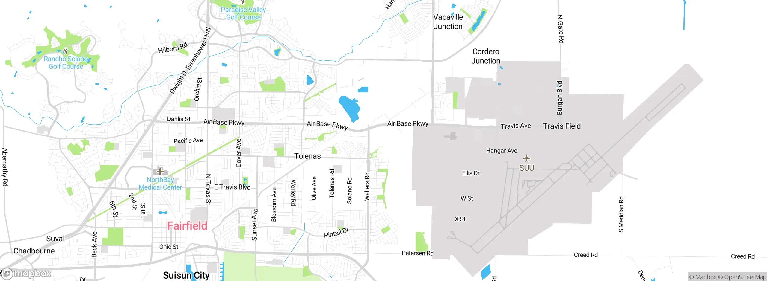 Map showing approximate location