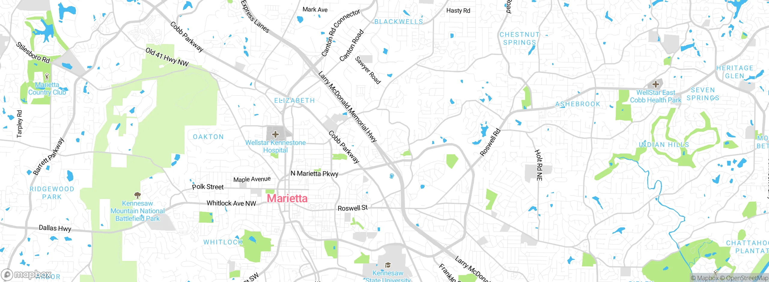 Map showing approximate location