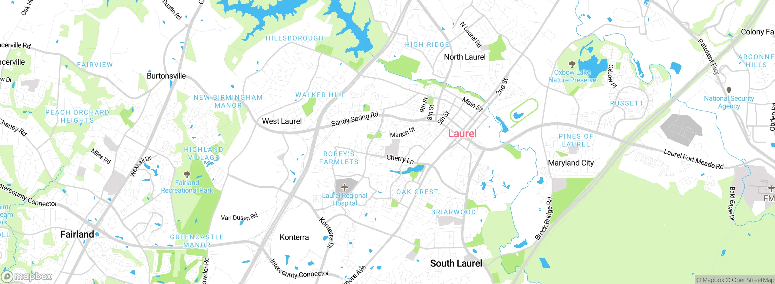 Map showing approximate location