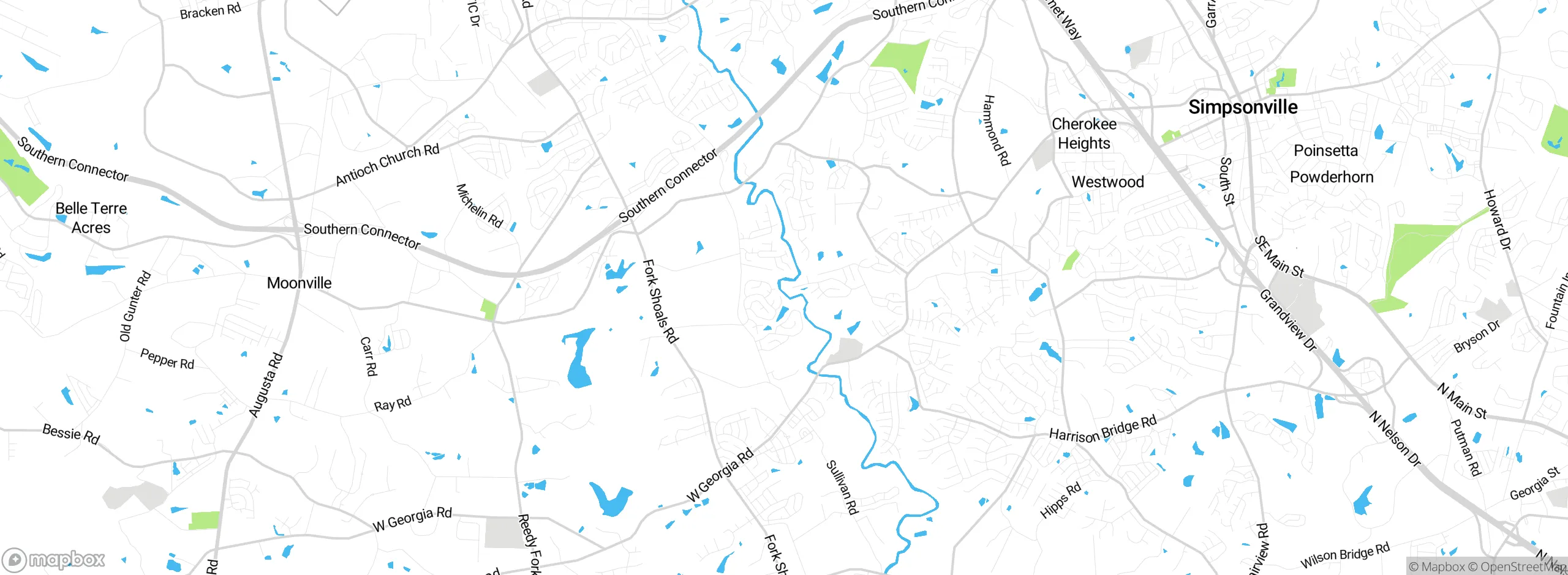 Map showing approximate location