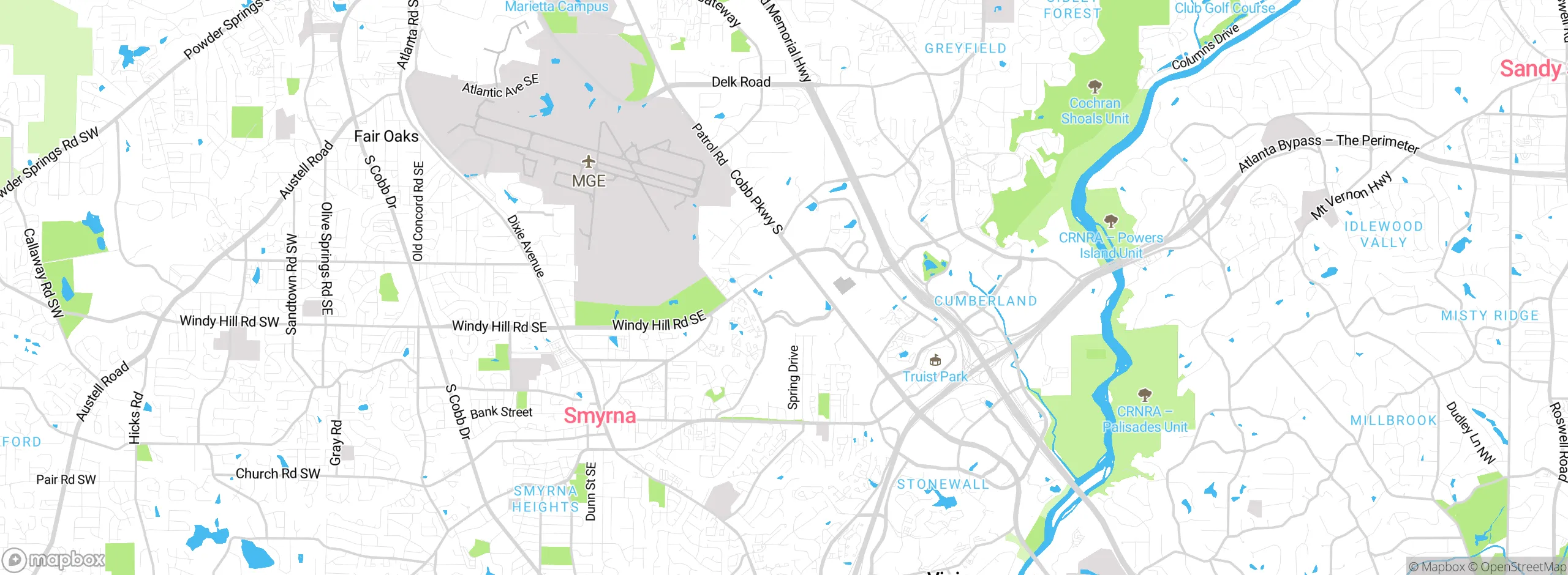 Map showing approximate location