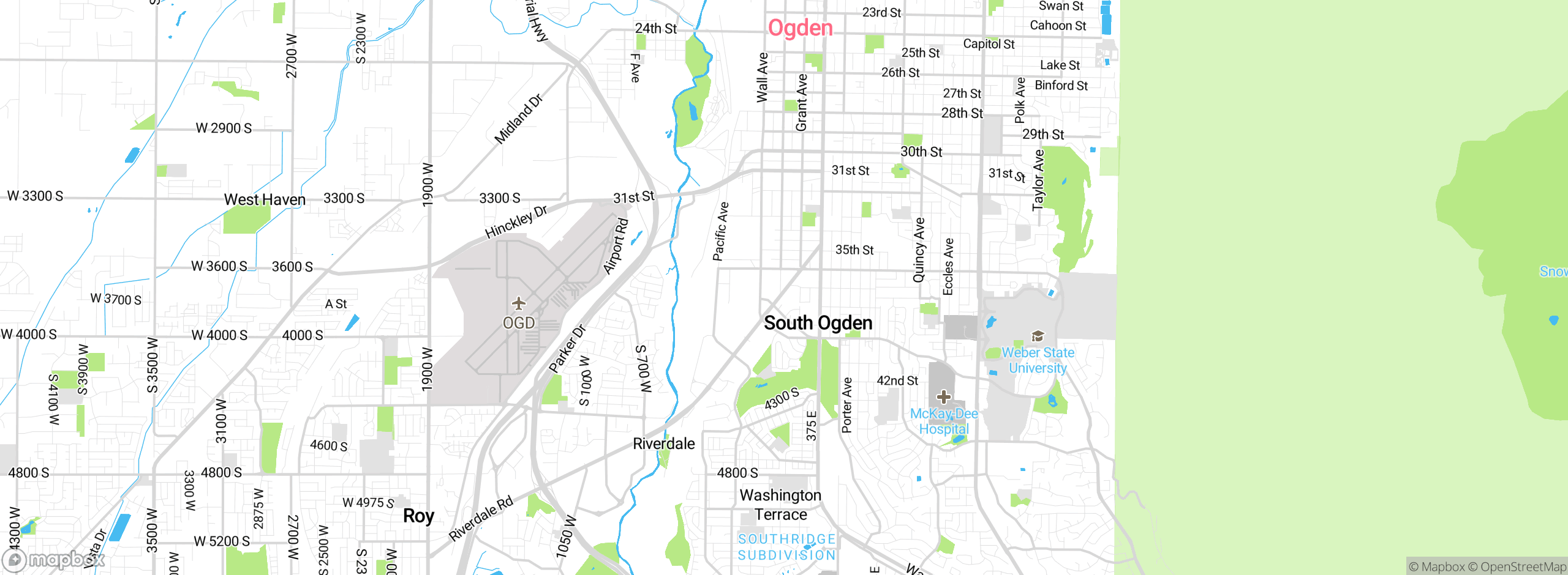Map showing approximate location