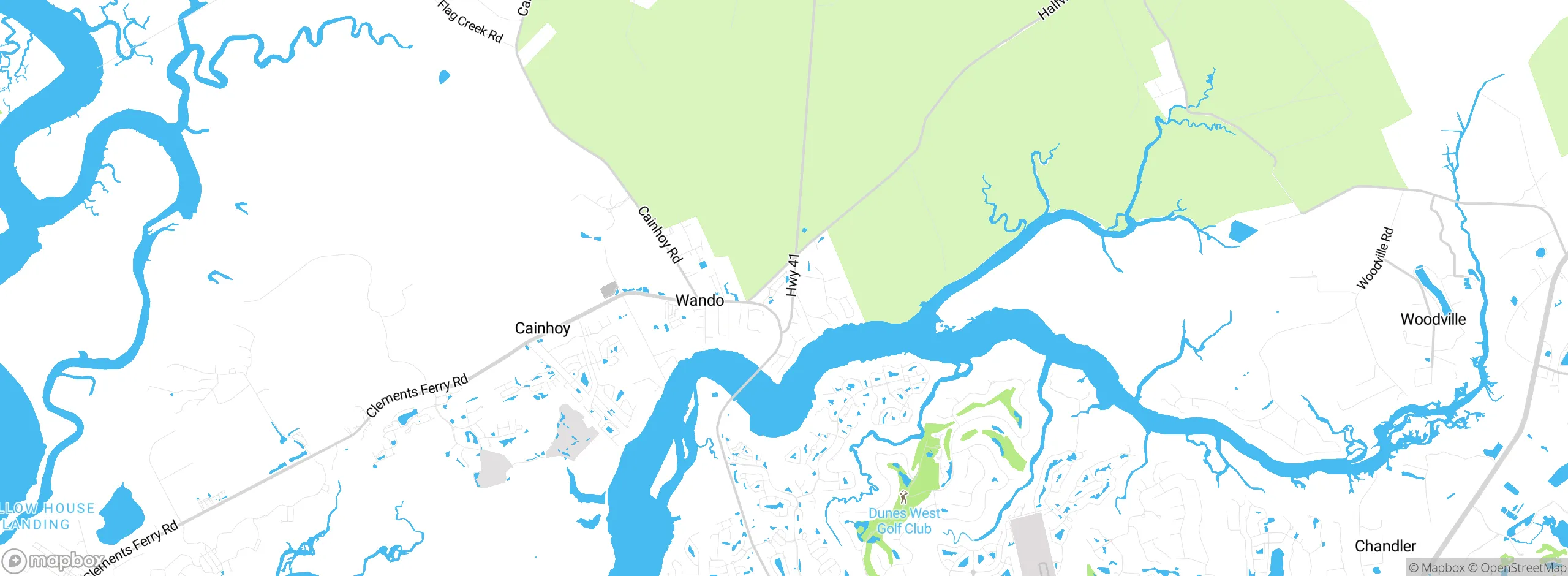 Map showing approximate location