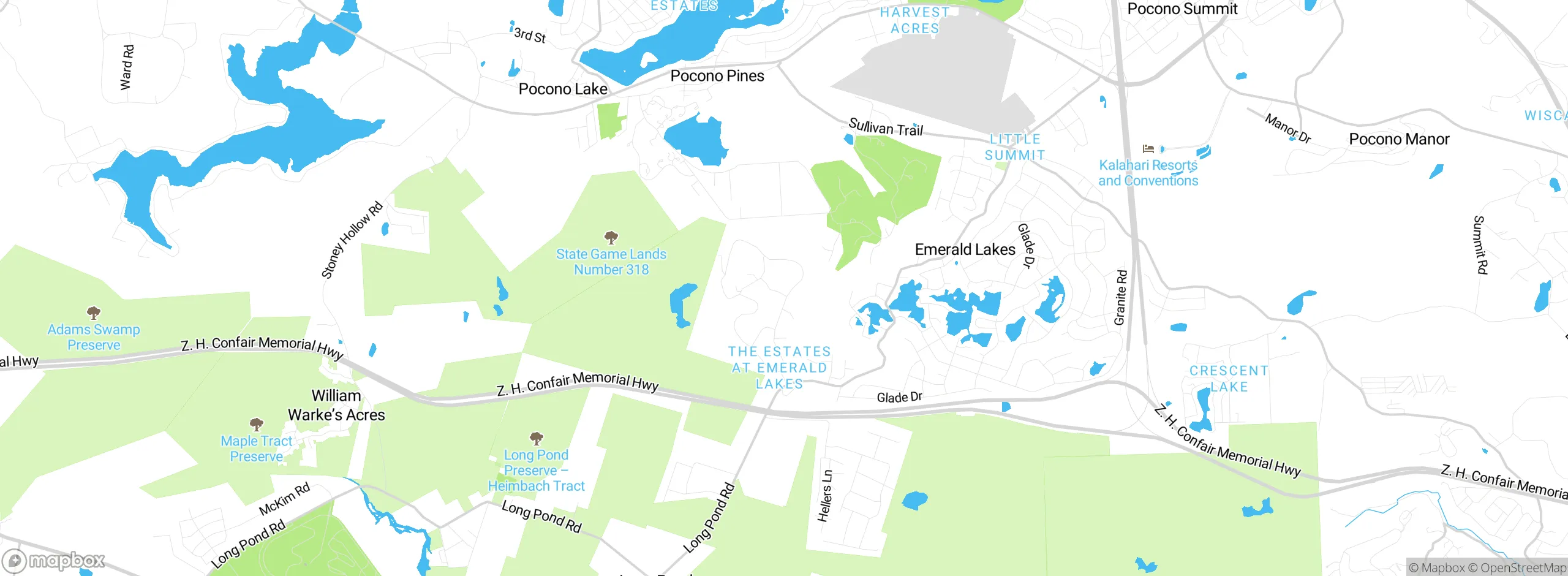 Map showing approximate location