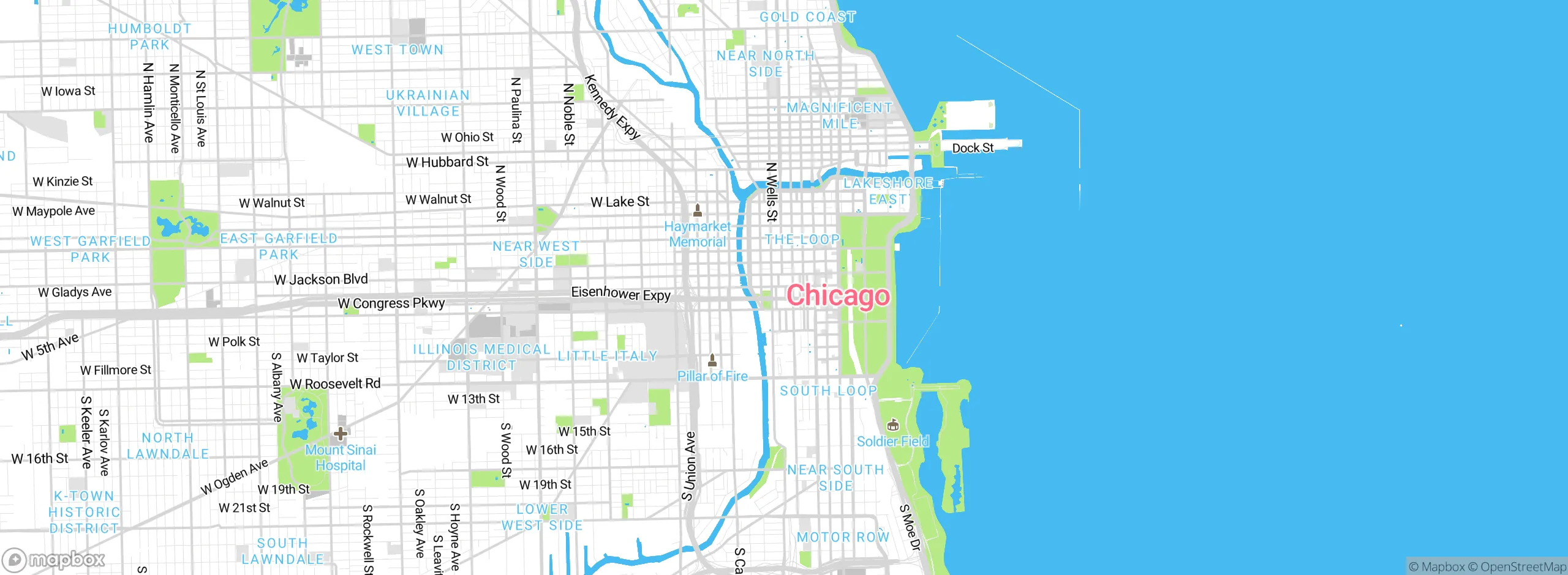 Map showing approximate location