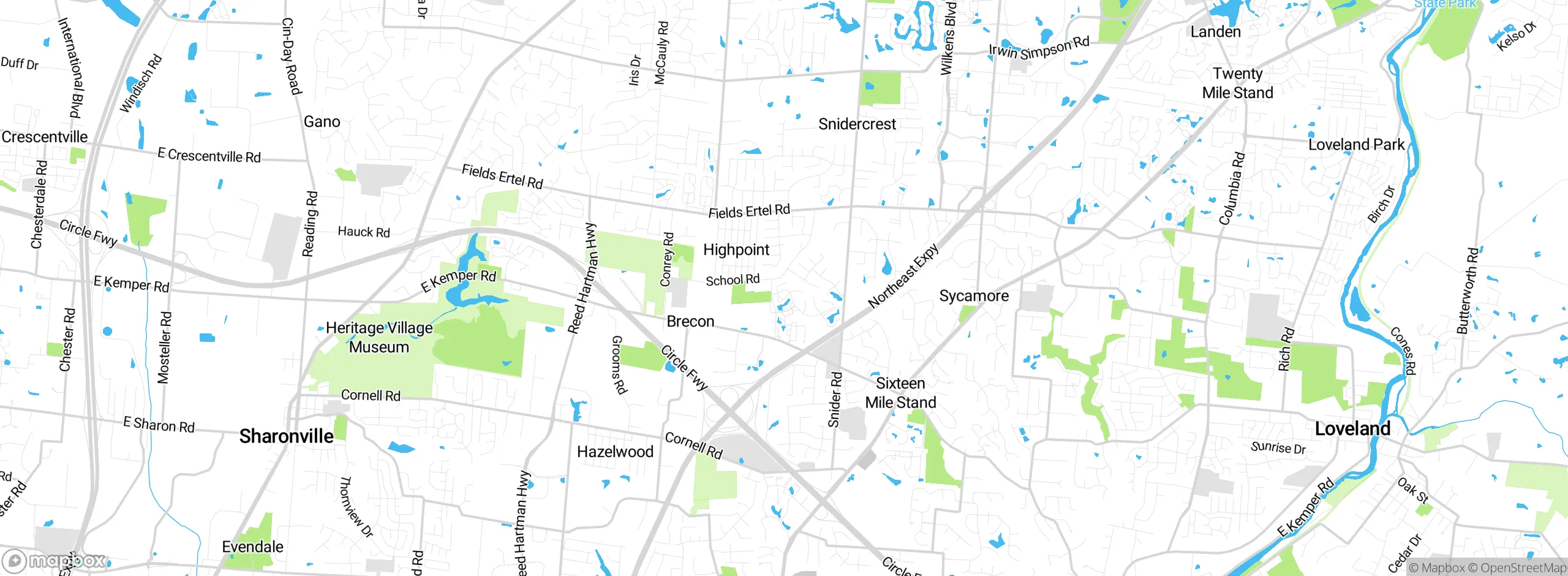 Map showing approximate location