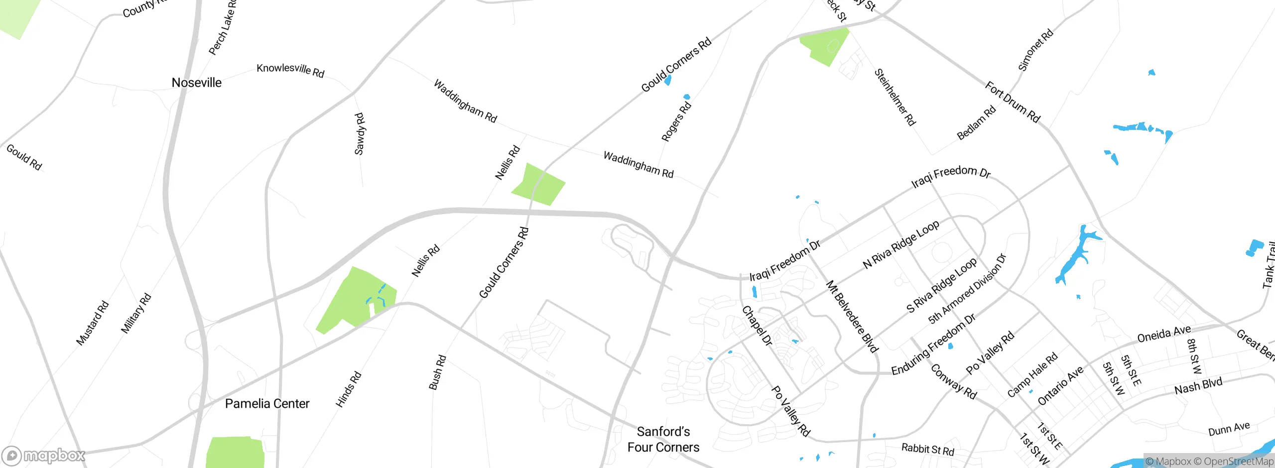 Map showing approximate location