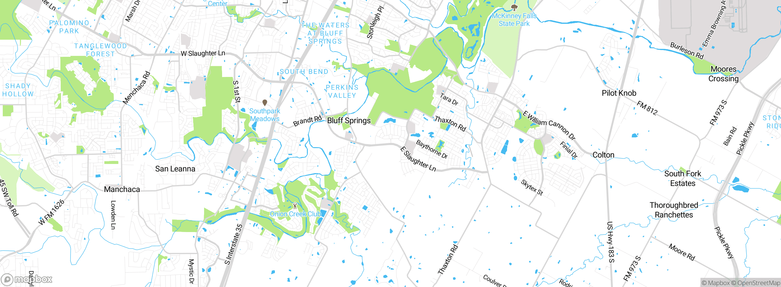 Map showing approximate location
