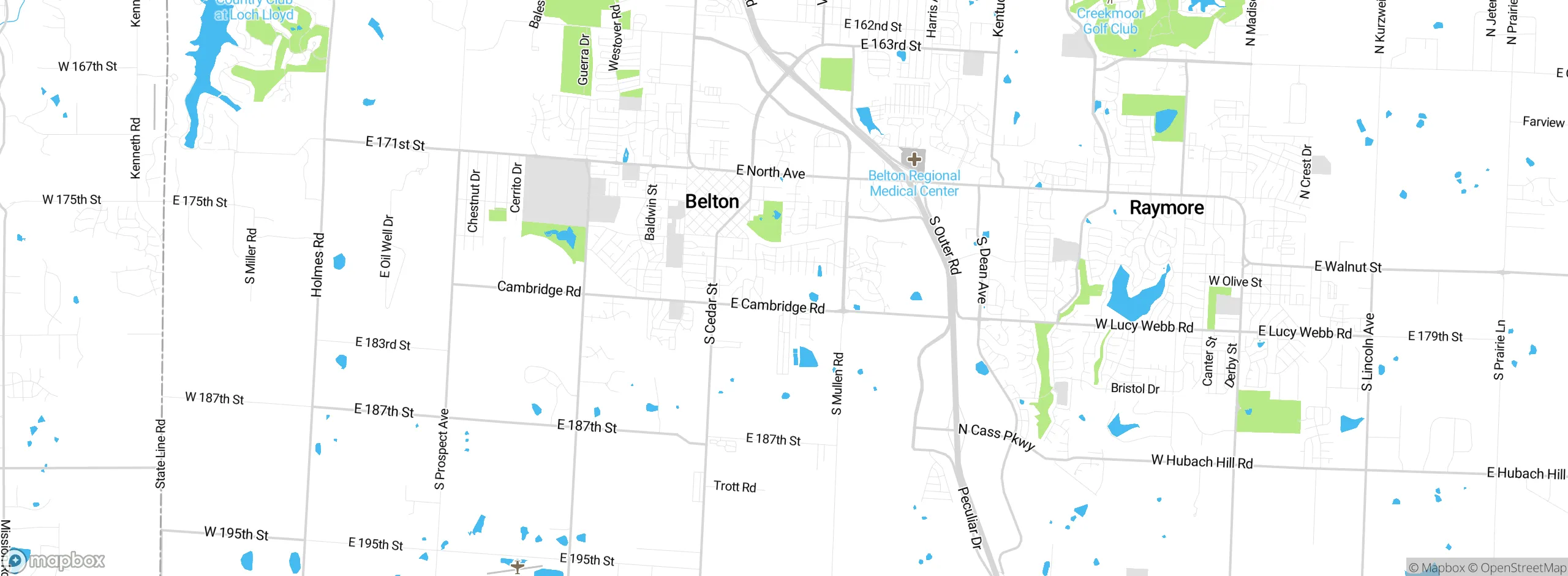 Map showing approximate location