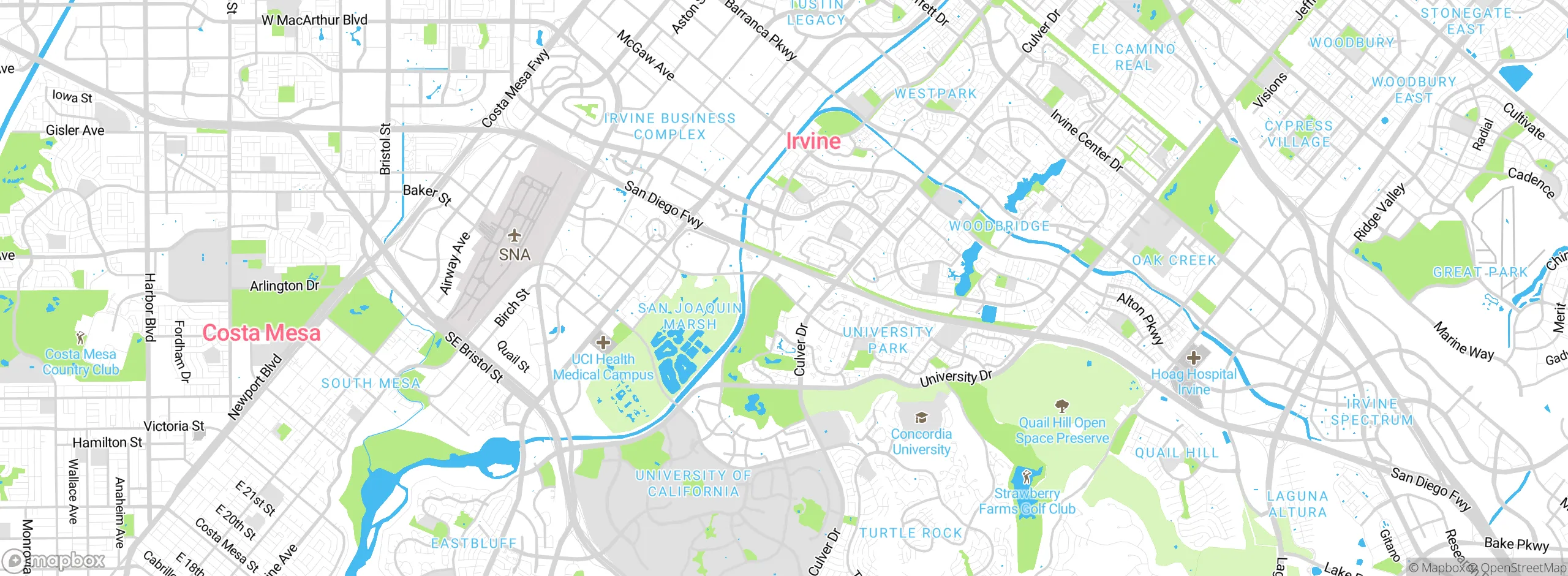 Map showing approximate location