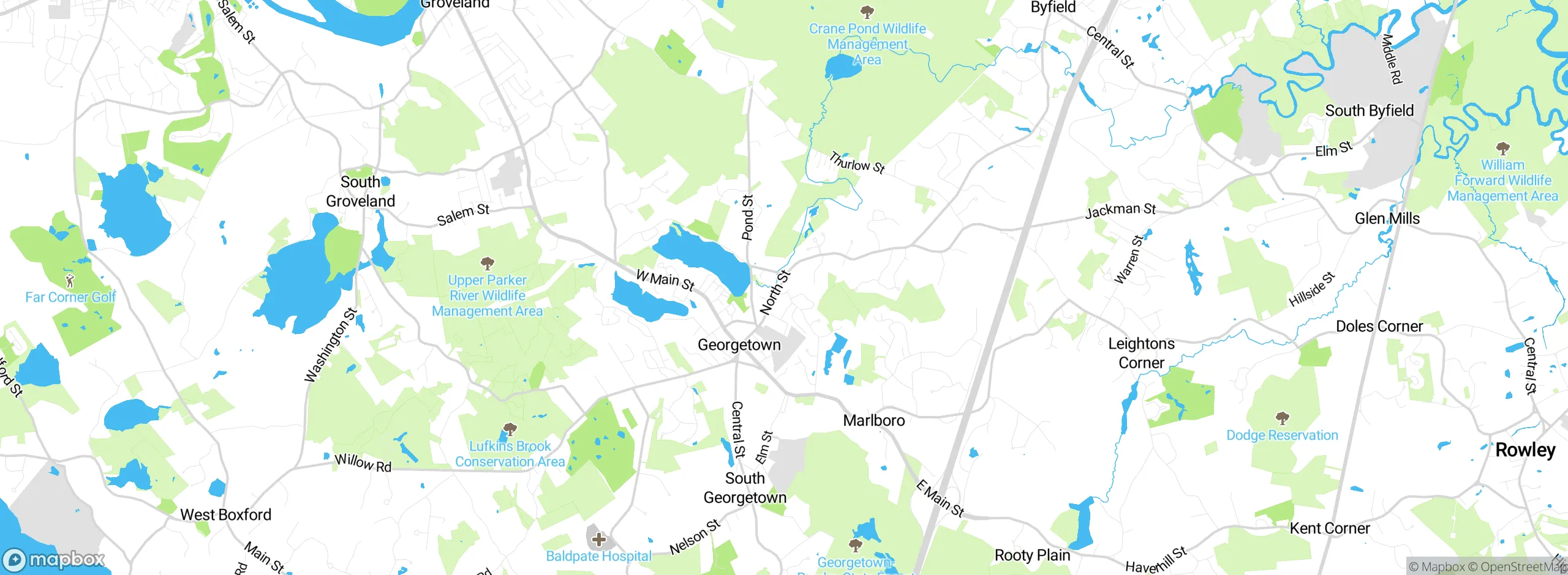Map showing approximate location