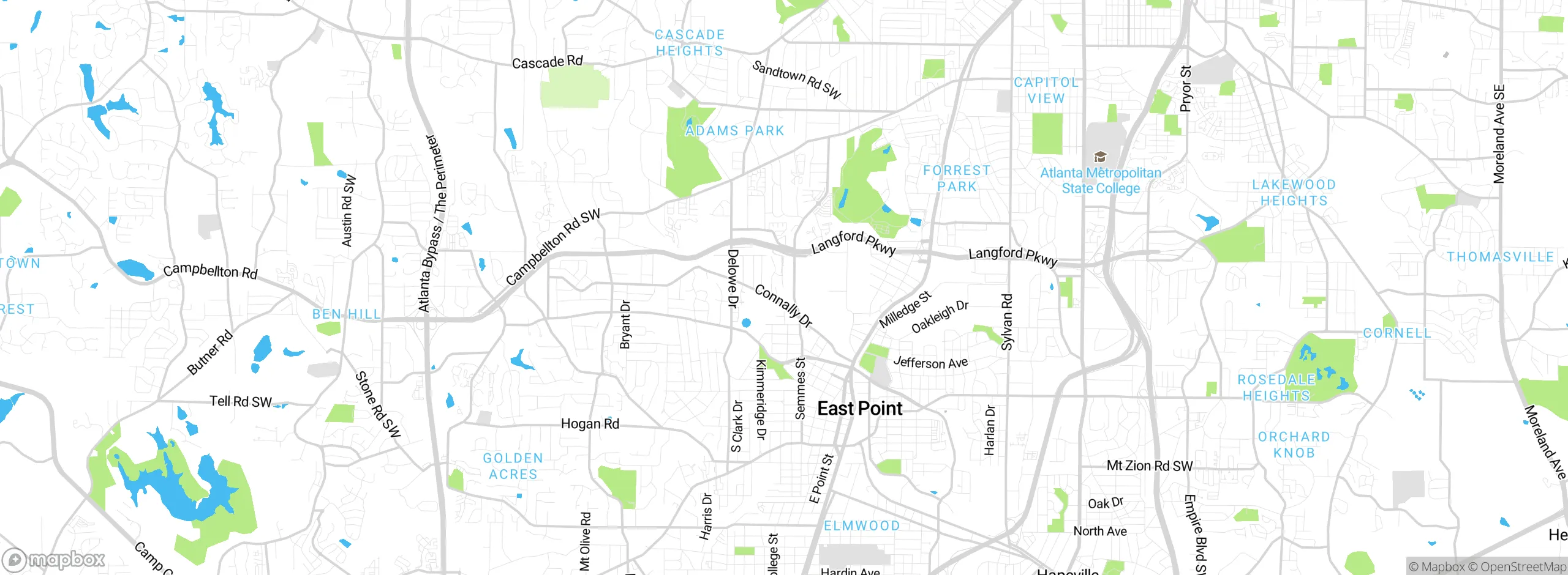 Map showing approximate location
