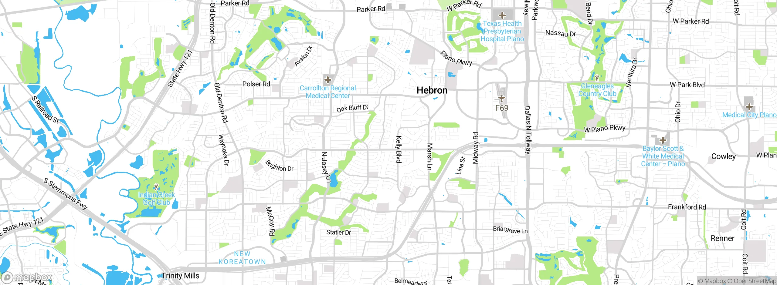 Map showing approximate location