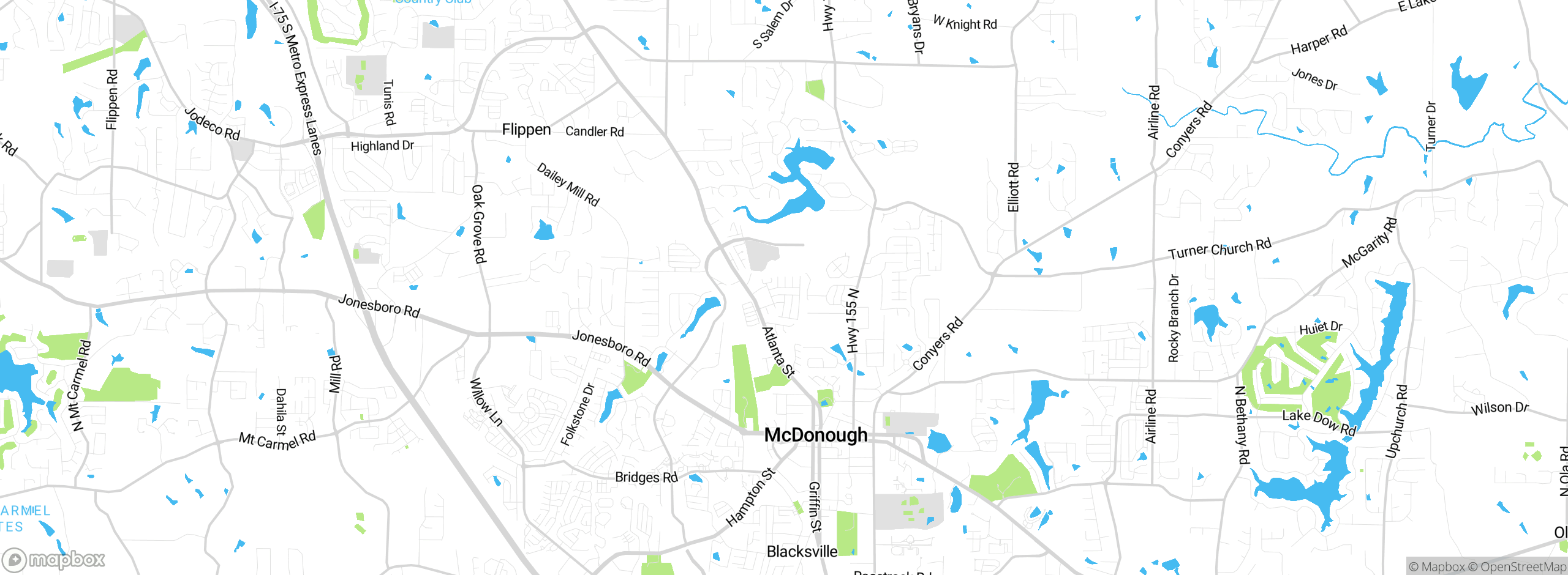 Map showing approximate location