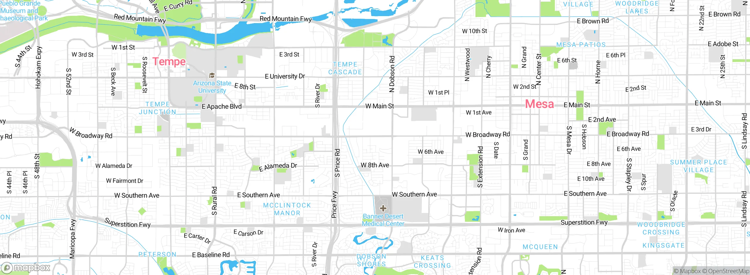 Map showing approximate location