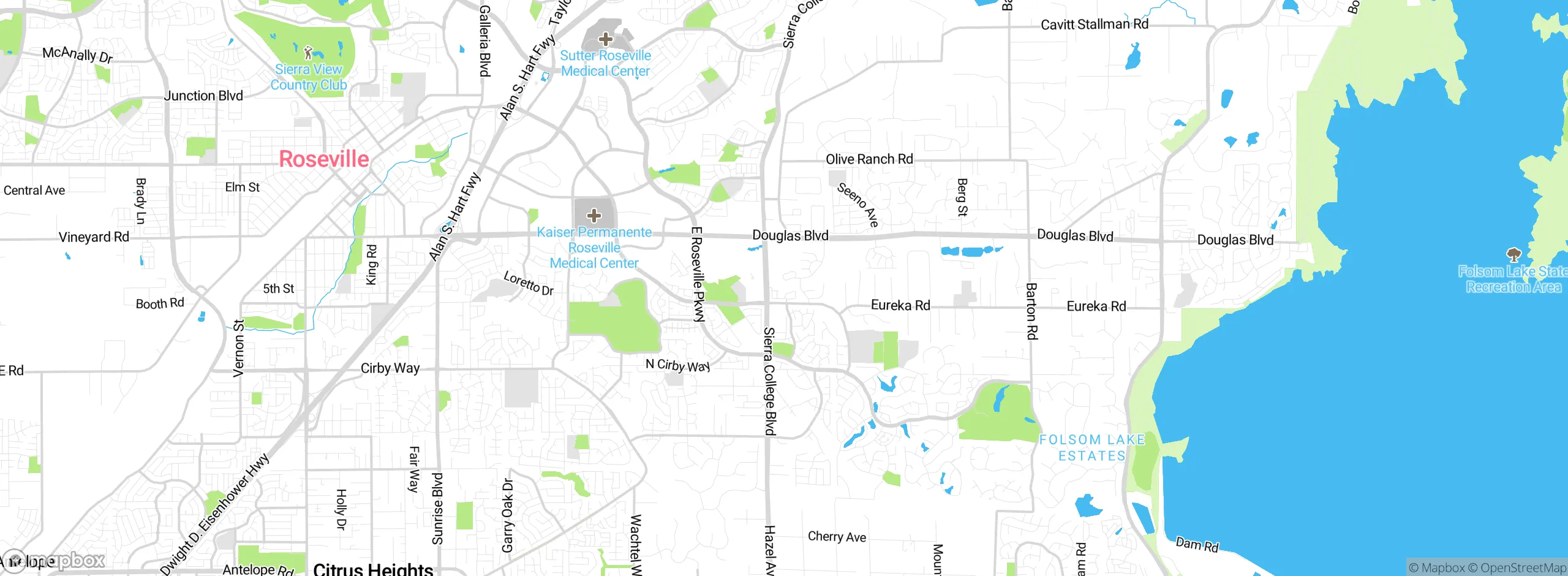 Map showing approximate location