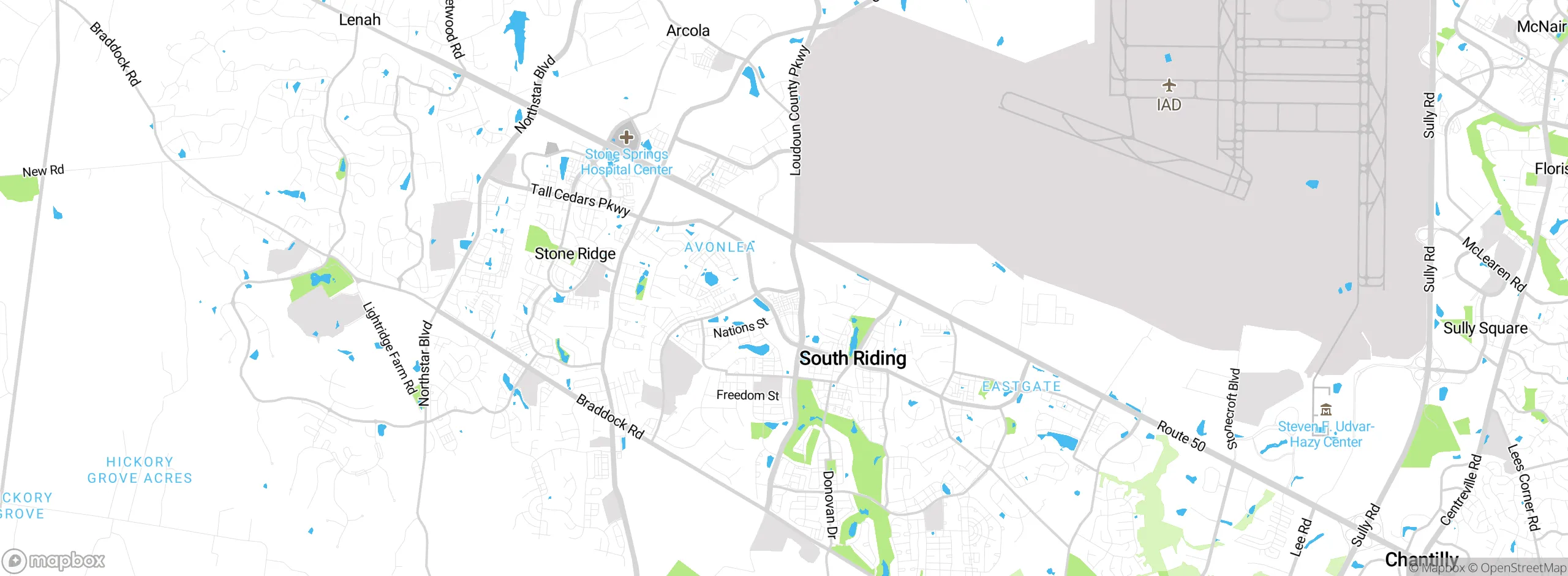 Map showing approximate location