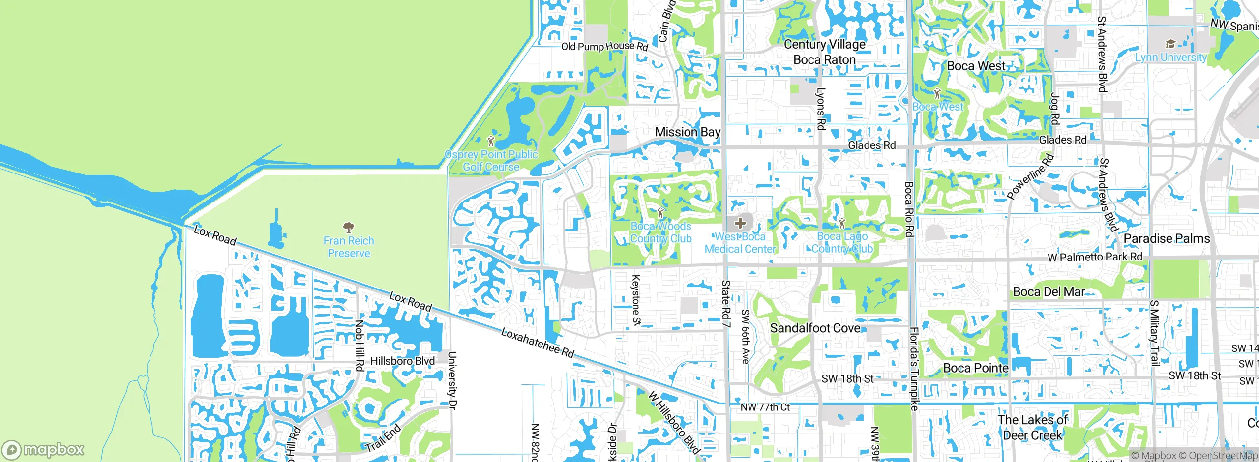 Map showing approximate location