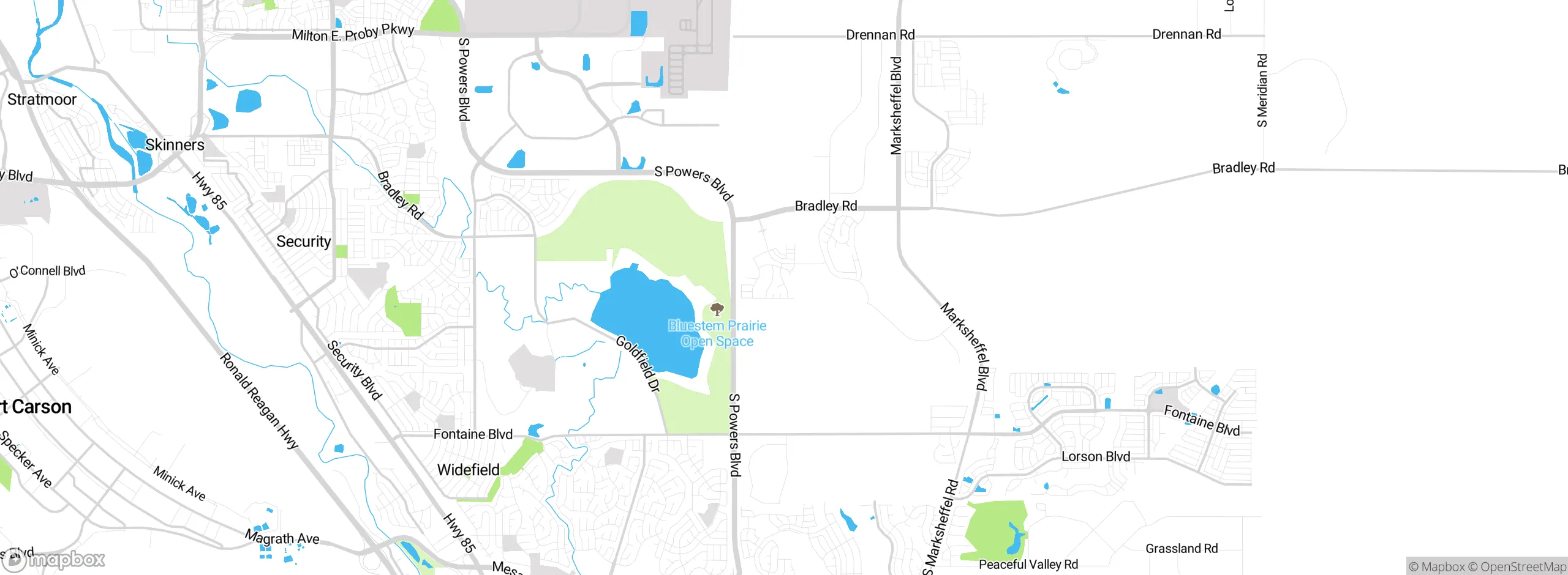 Map showing approximate location