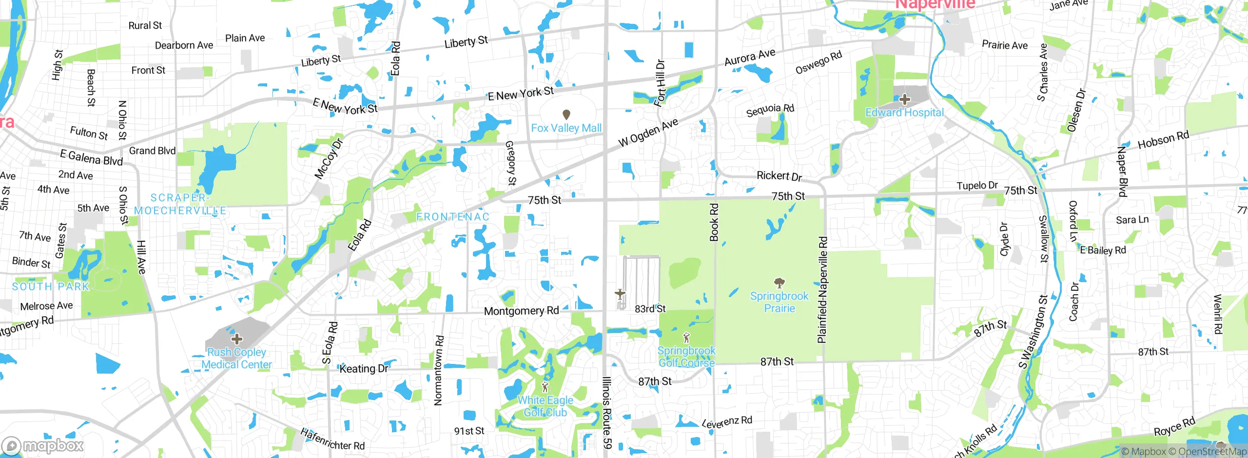 Map showing approximate location